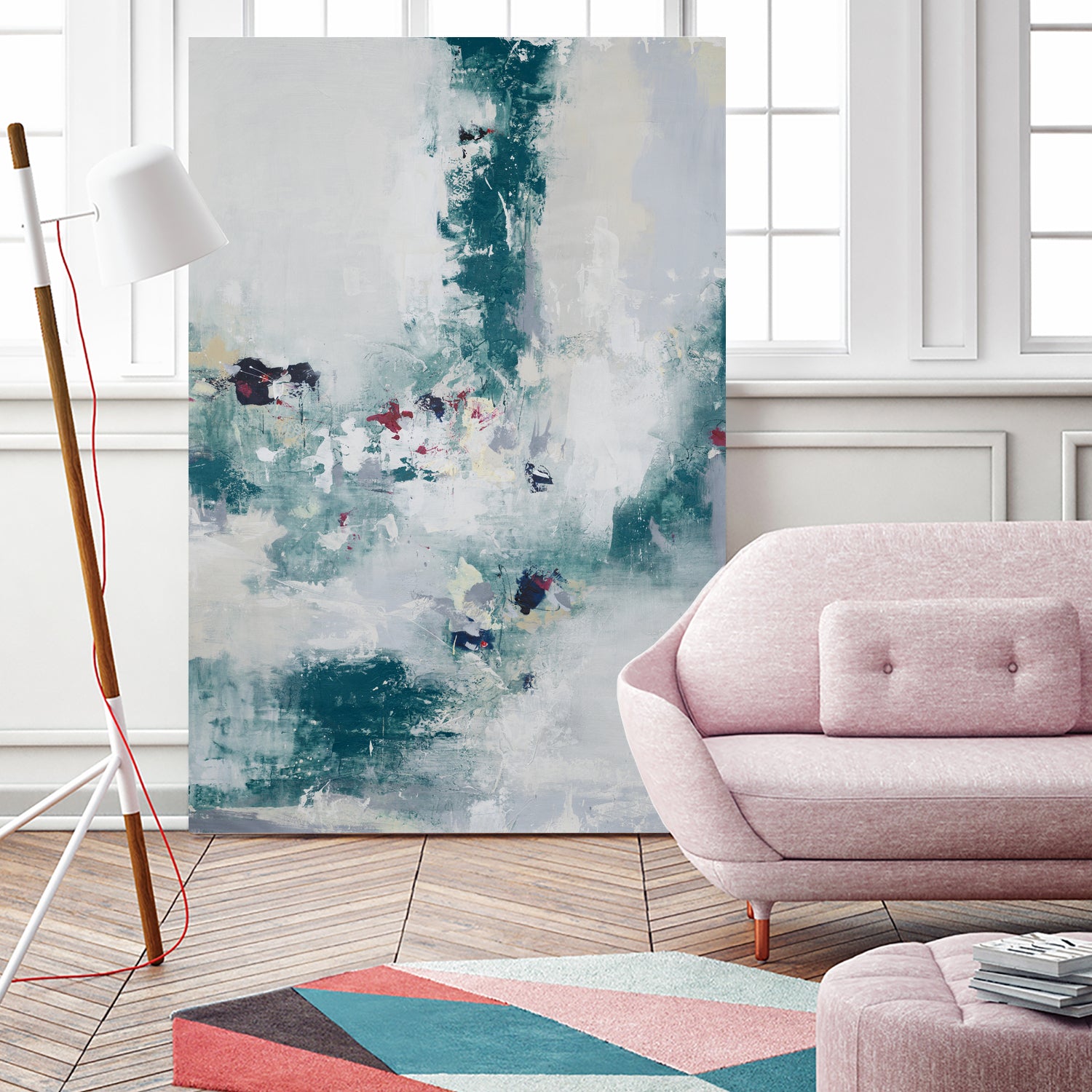 Awakened By A Dream I by Daleno Art on GIANT ART - blue abstract