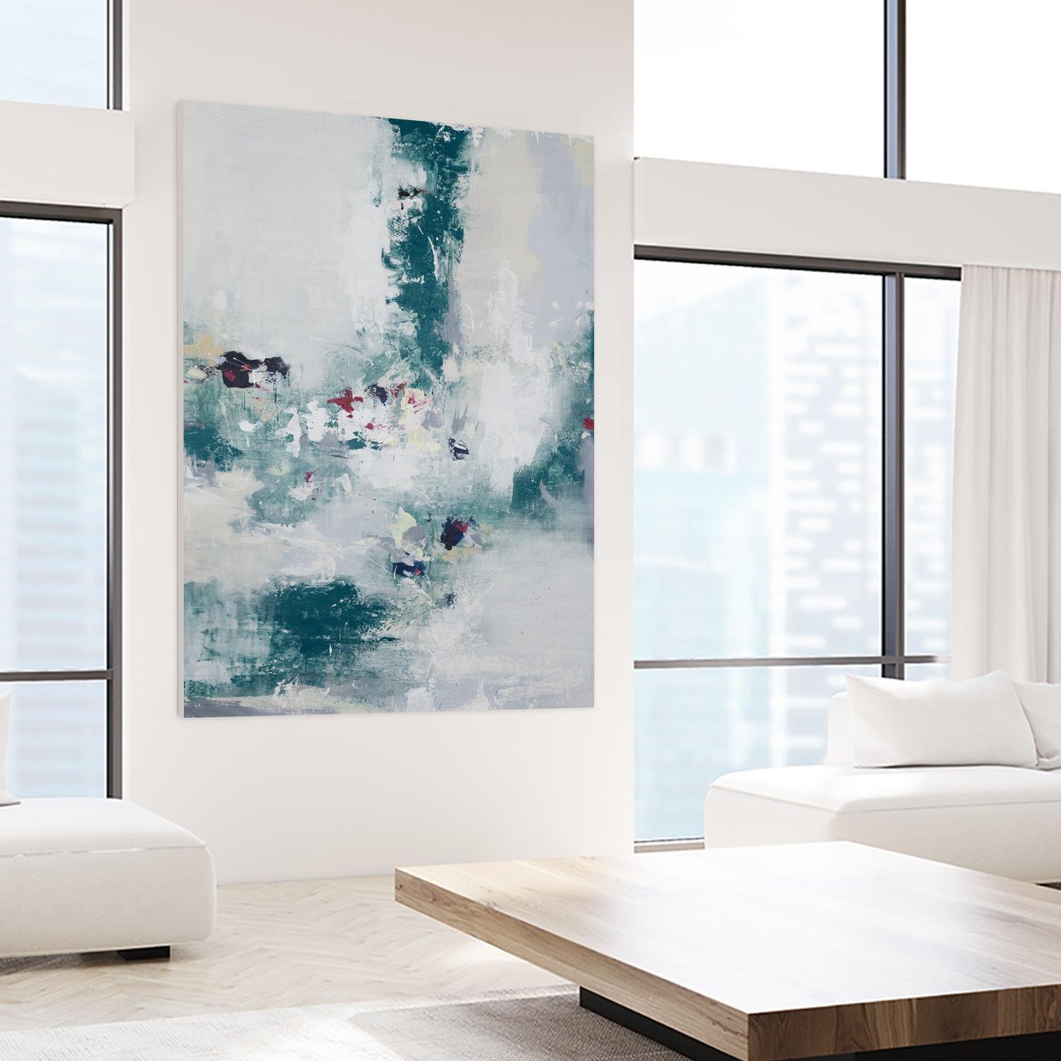 Awakened By A Dream I by Daleno Art on GIANT ART - blue abstract