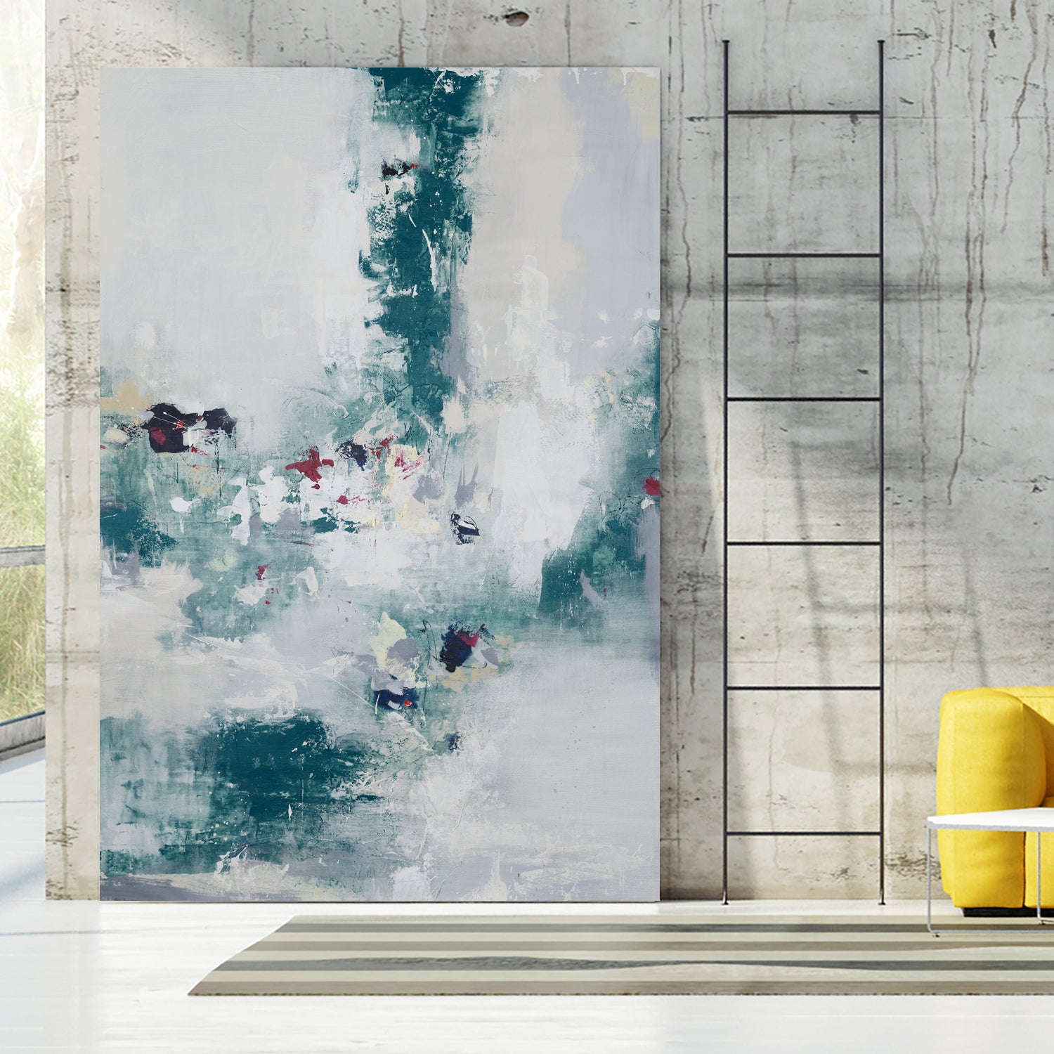 Awakened By A Dream I by Daleno Art on GIANT ART - blue abstract