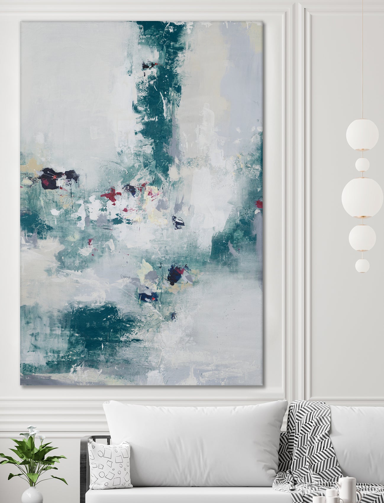 Awakened By A Dream I by Daleno Art on GIANT ART - blue abstract