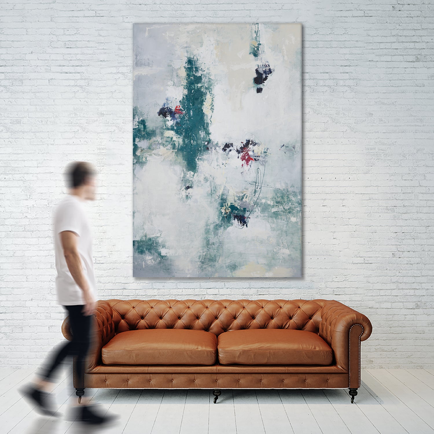 Awakened By A Dream II by Daleno Art on GIANT ART - blue abstract