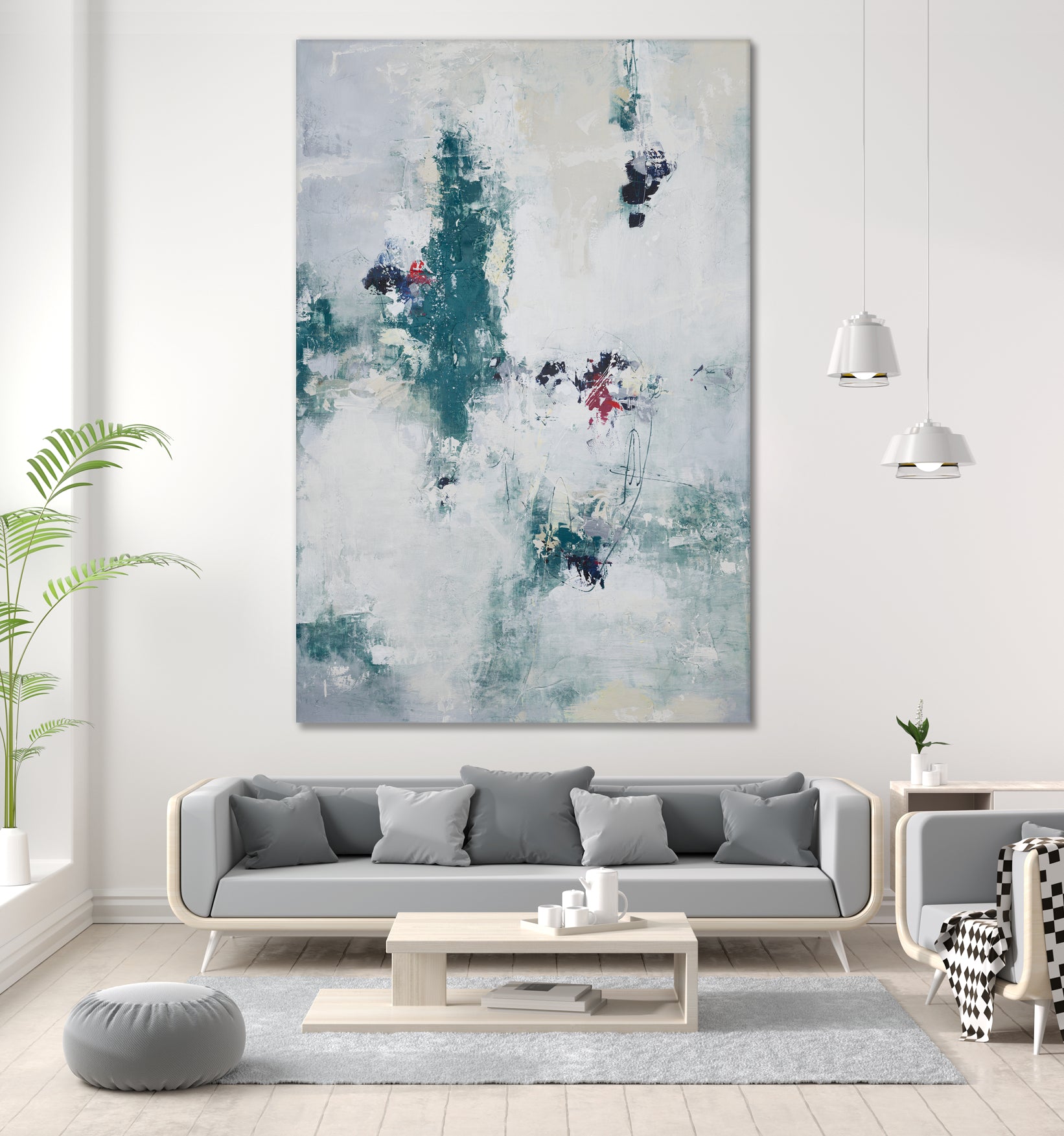 Awakened By A Dream II by Daleno Art on GIANT ART - blue abstract