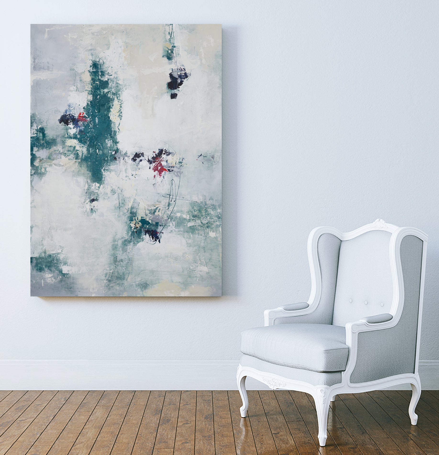 Awakened By A Dream II by Daleno Art on GIANT ART - blue abstract