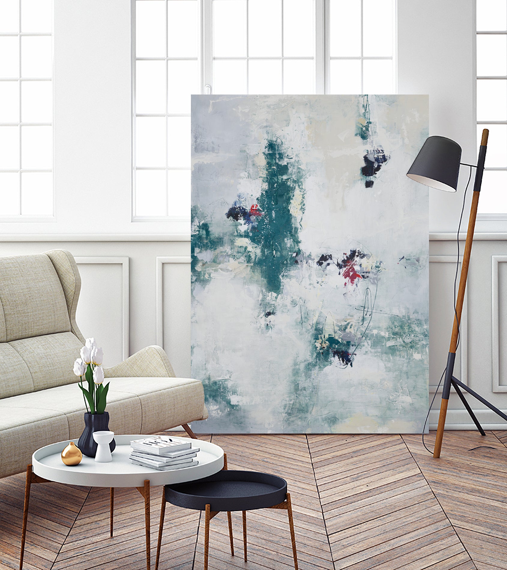 Awakened By A Dream II by Daleno Art on GIANT ART - blue abstract