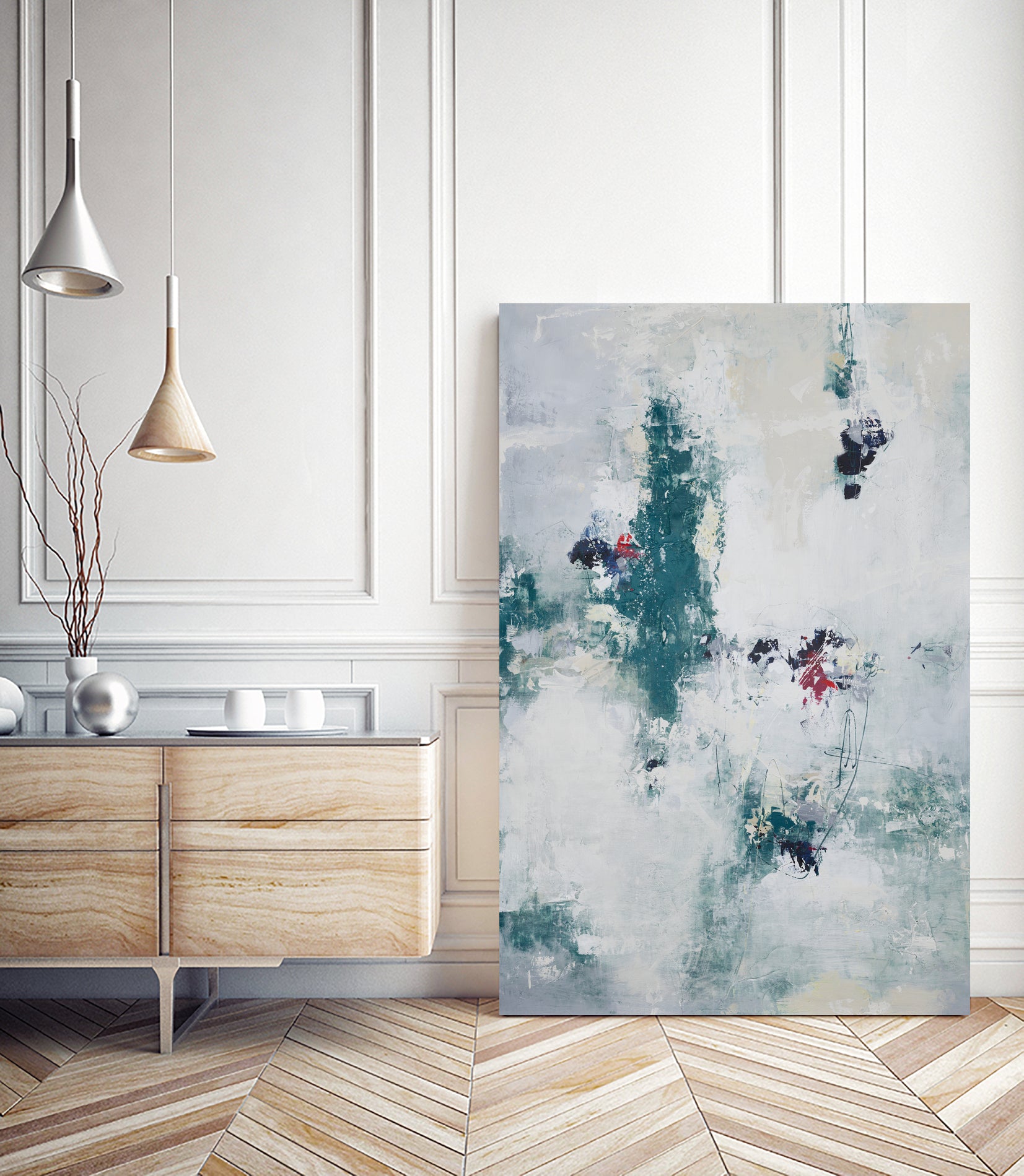 Awakened By A Dream II by Daleno Art on GIANT ART - blue abstract