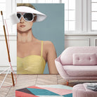 Glamour Rays by Daleno Art on GIANT ART - beige abstract figure