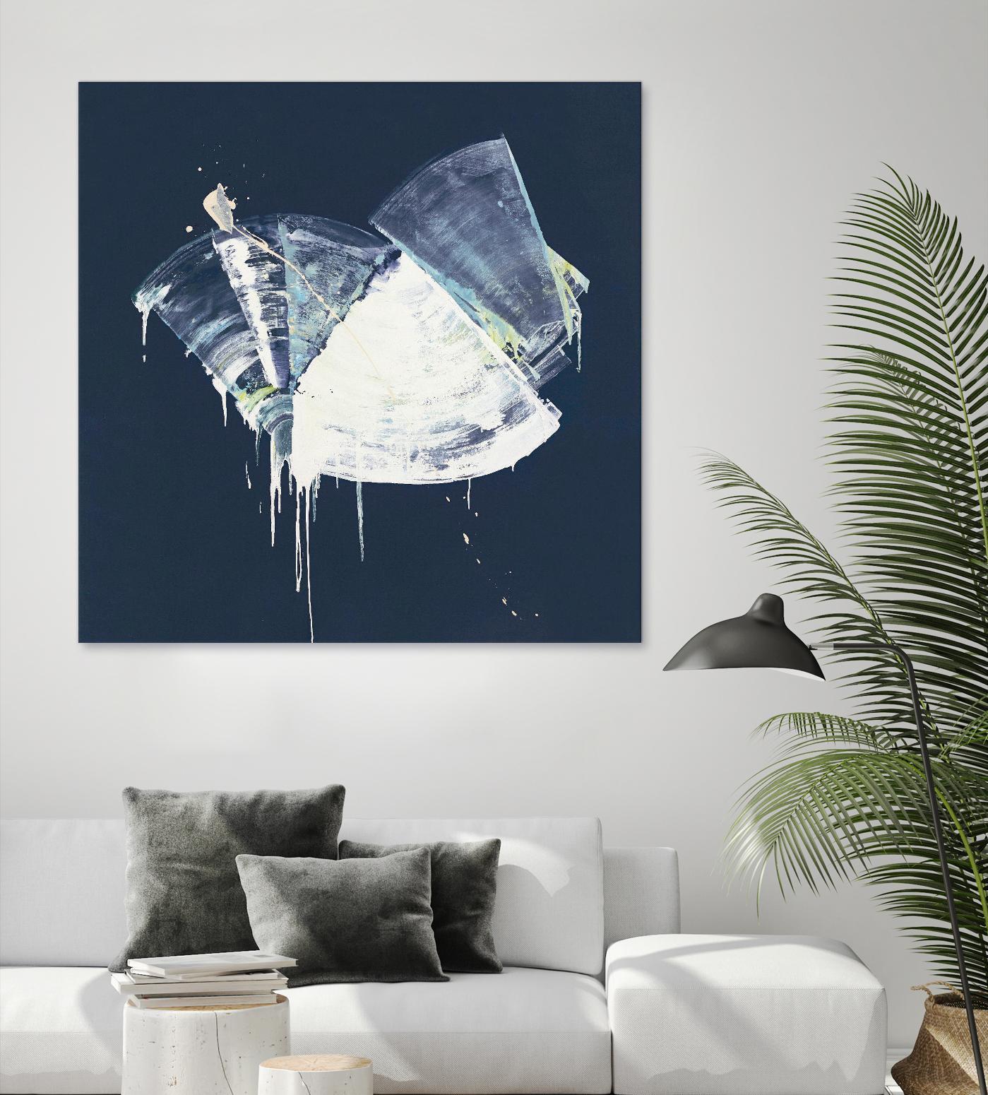 Bells in Motion by Daleno Art on GIANT ART - green abstract abstrait