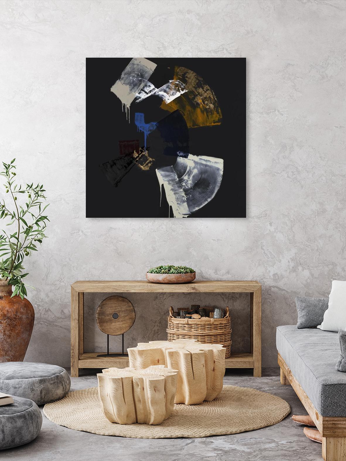 Luxurious Candor by Daleno Art on GIANT ART - blue abstract