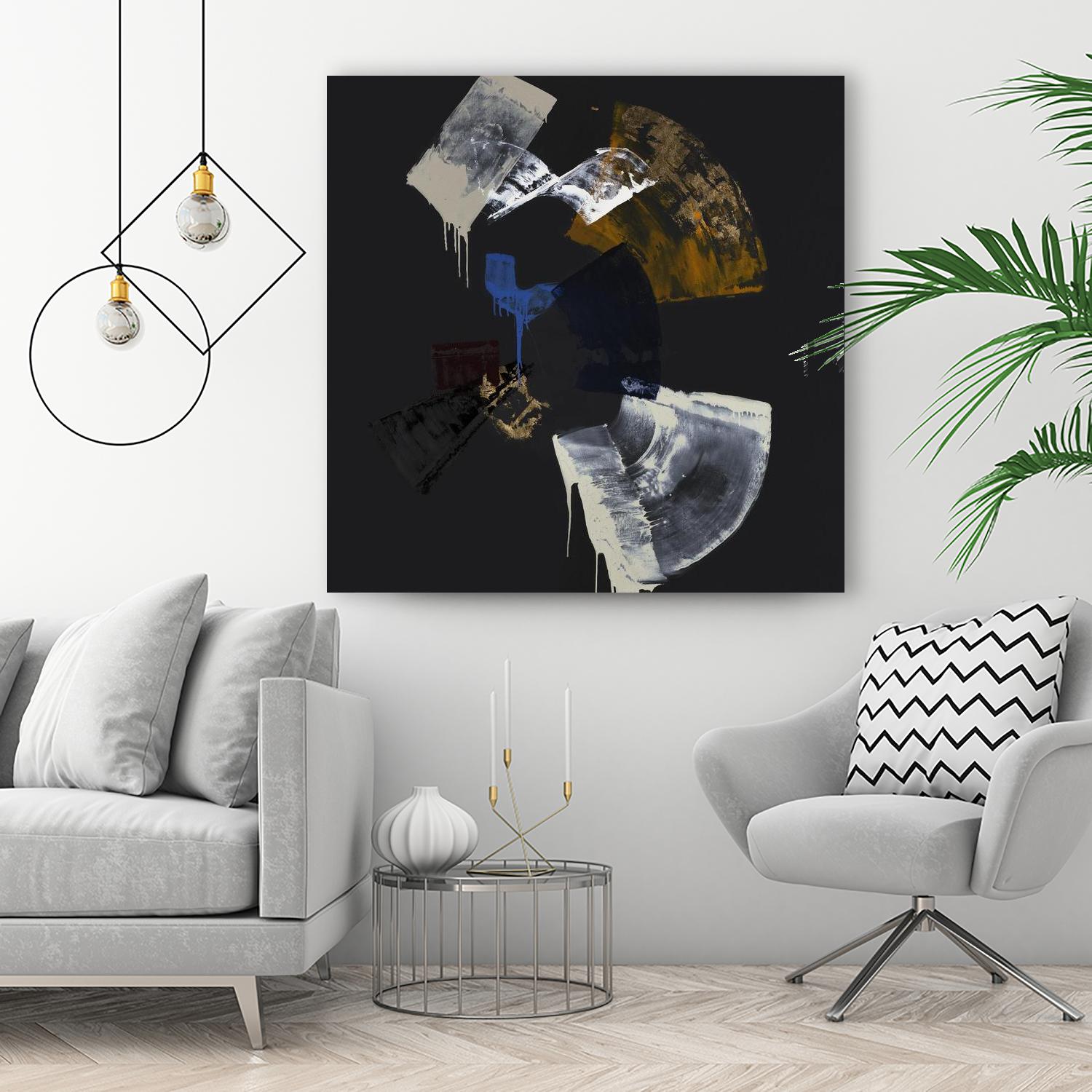Luxurious Candor by Daleno Art on GIANT ART - blue abstract