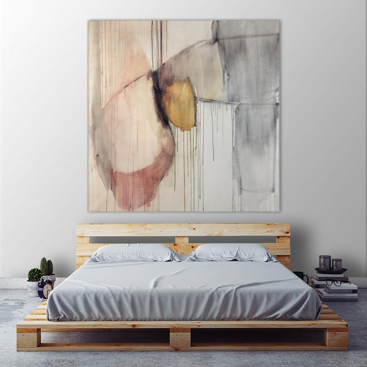 Trapped Silence by Daleno Art on GIANT ART - beige abstract abstrait