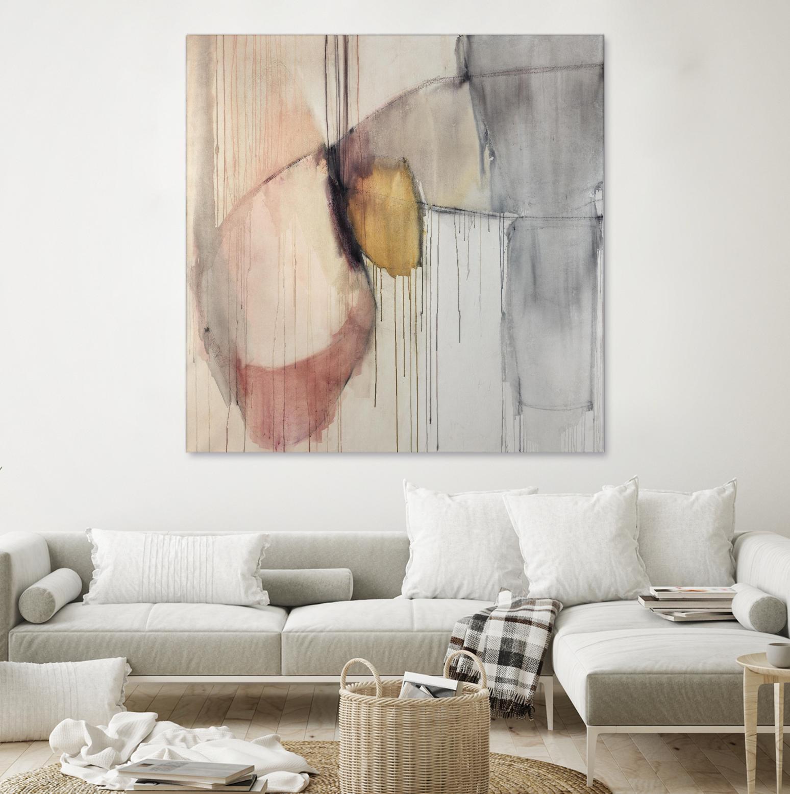 Trapped Silence by Daleno Art on GIANT ART - beige abstract abstrait
