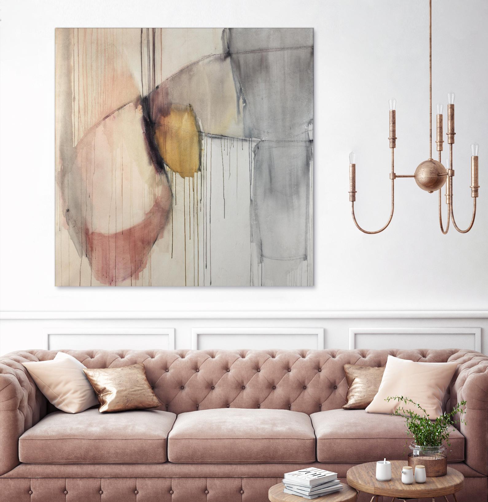 Trapped Silence by Daleno Art on GIANT ART - beige abstract abstrait