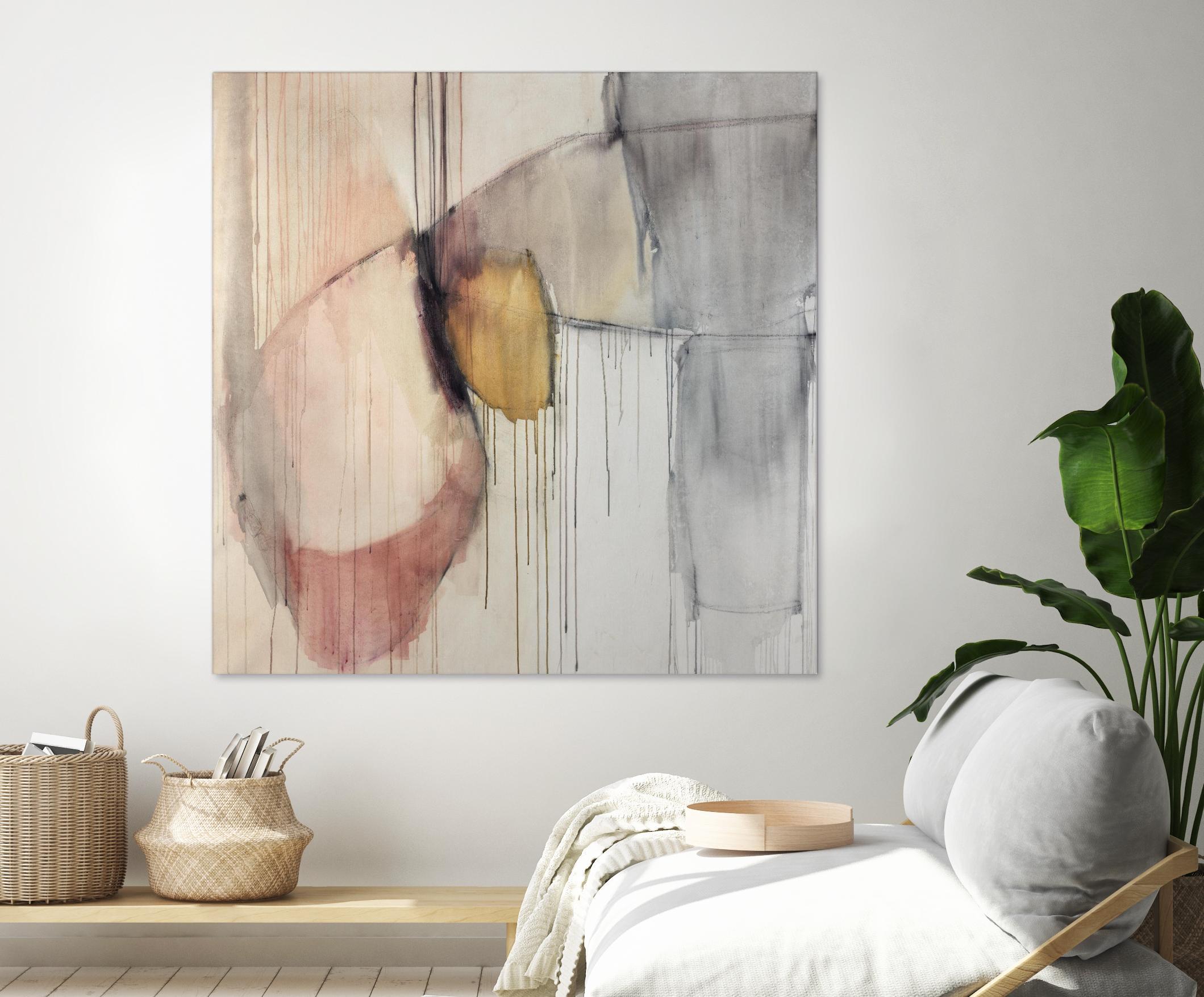 Trapped Silence by Daleno Art on GIANT ART - beige abstract abstrait