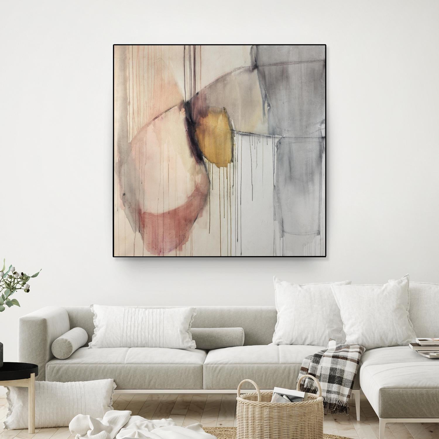Trapped Silence by Daleno Art on GIANT ART - beige abstract abstrait
