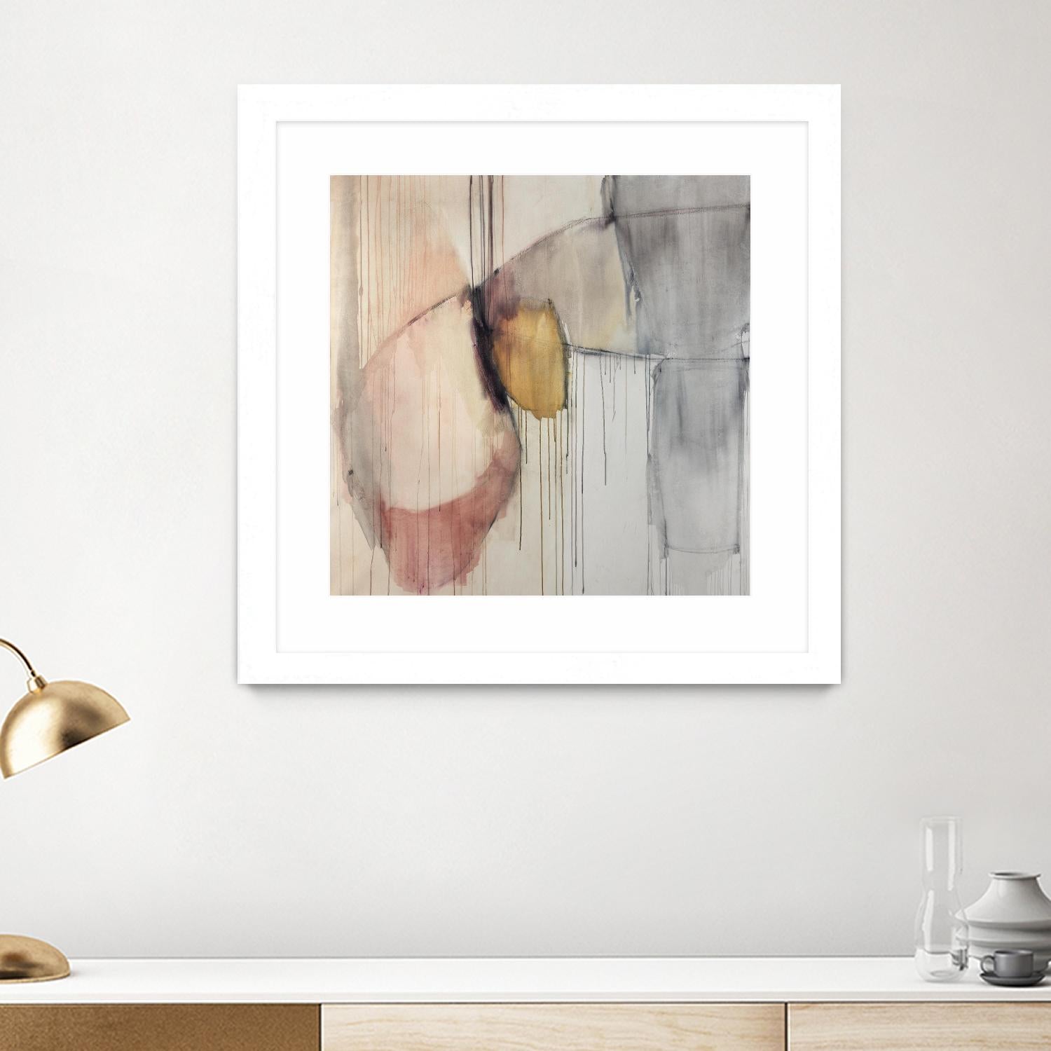 Trapped Silence by Daleno Art on GIANT ART - beige abstract abstrait