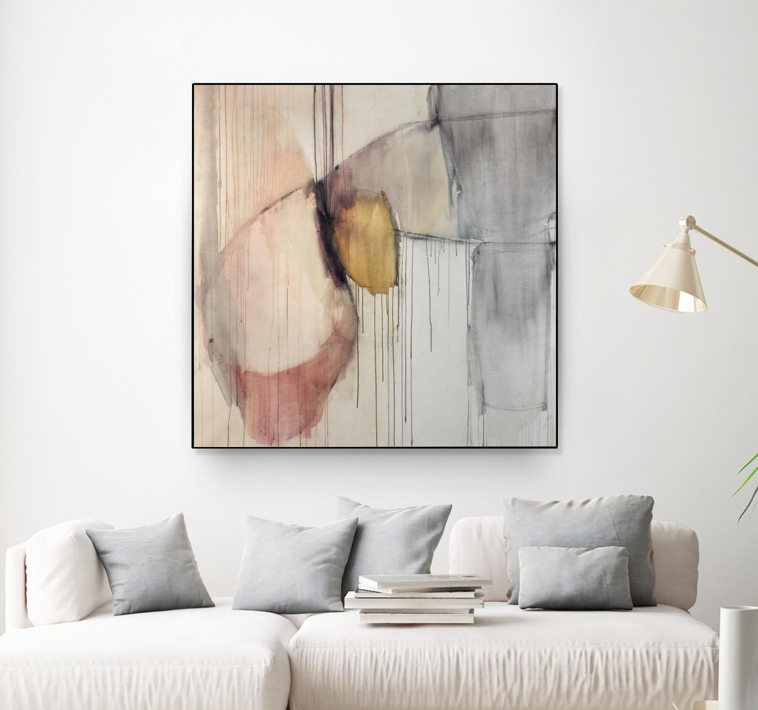 Trapped Silence by Daleno Art on GIANT ART - beige abstract abstrait
