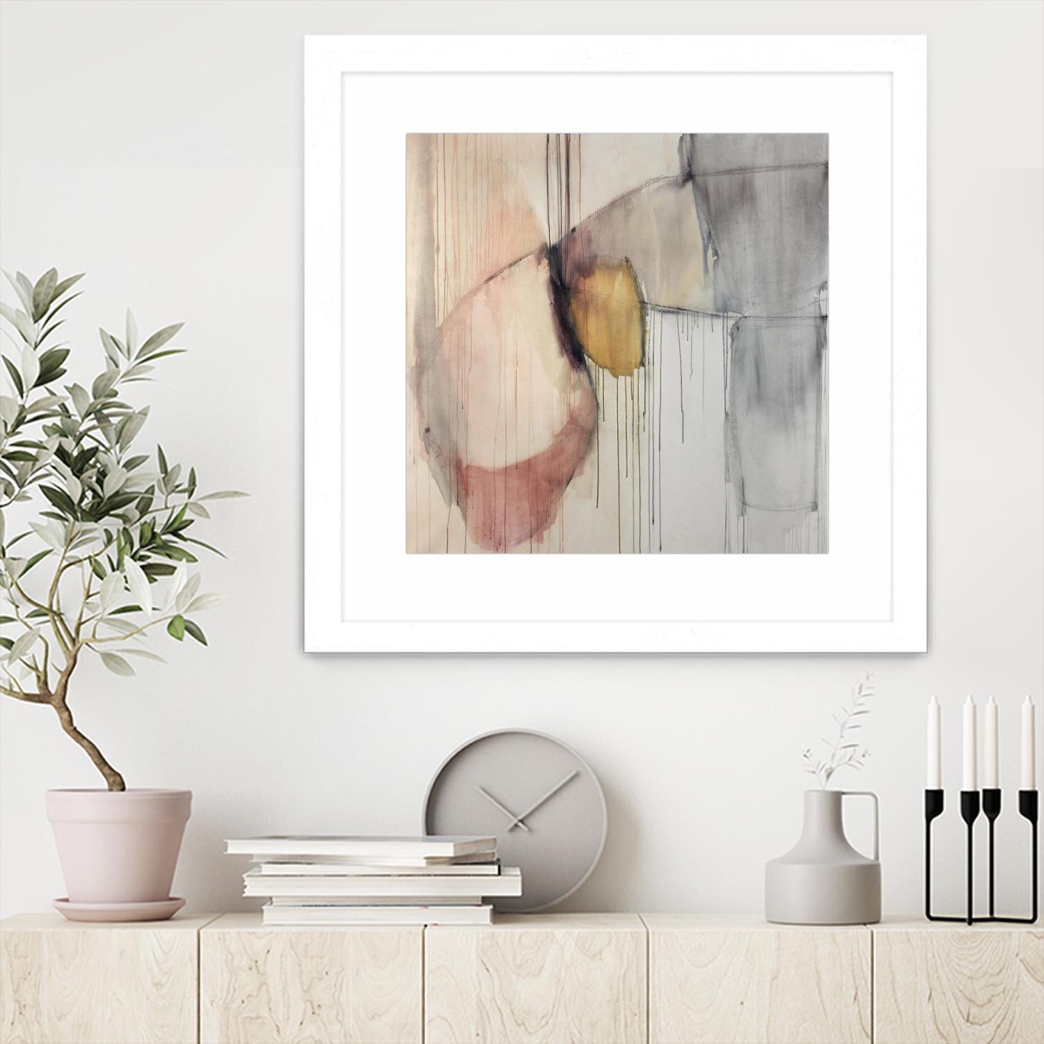 Trapped Silence by Daleno Art on GIANT ART - beige abstract abstrait