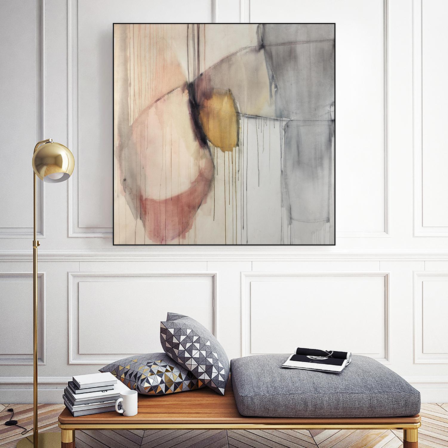 Trapped Silence by Daleno Art on GIANT ART - beige abstract abstrait