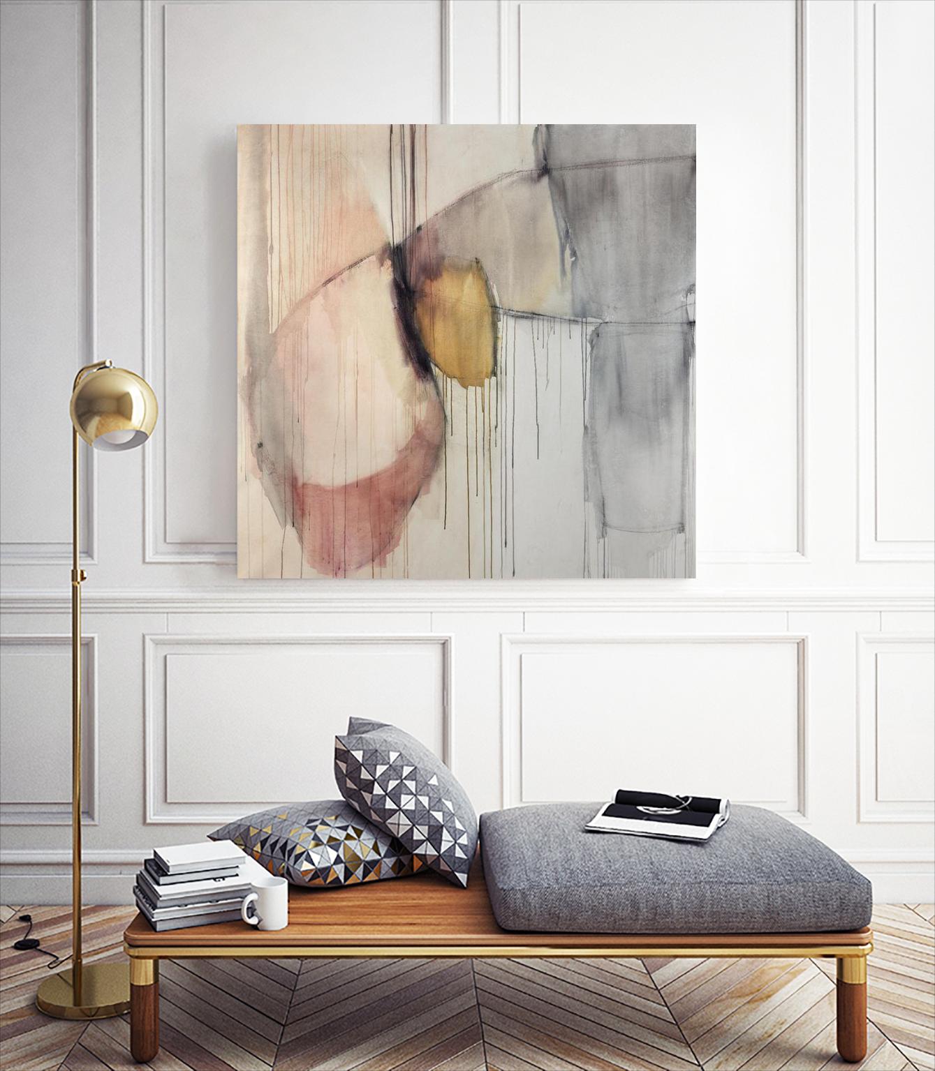 Trapped Silence by Daleno Art on GIANT ART - beige abstract abstrait