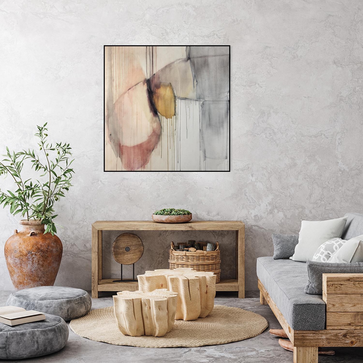 Trapped Silence by Daleno Art on GIANT ART - beige abstract abstrait