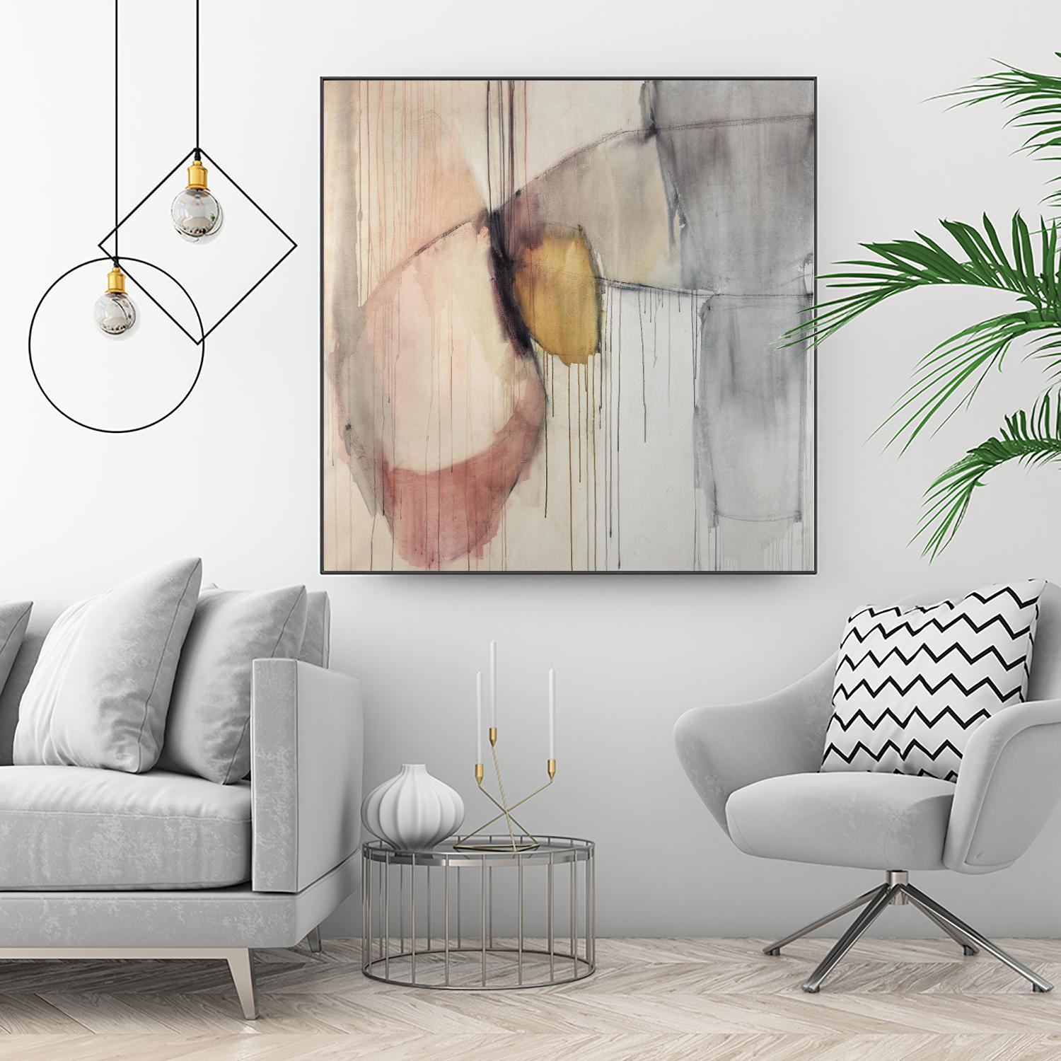 Trapped Silence by Daleno Art on GIANT ART - beige abstract abstrait