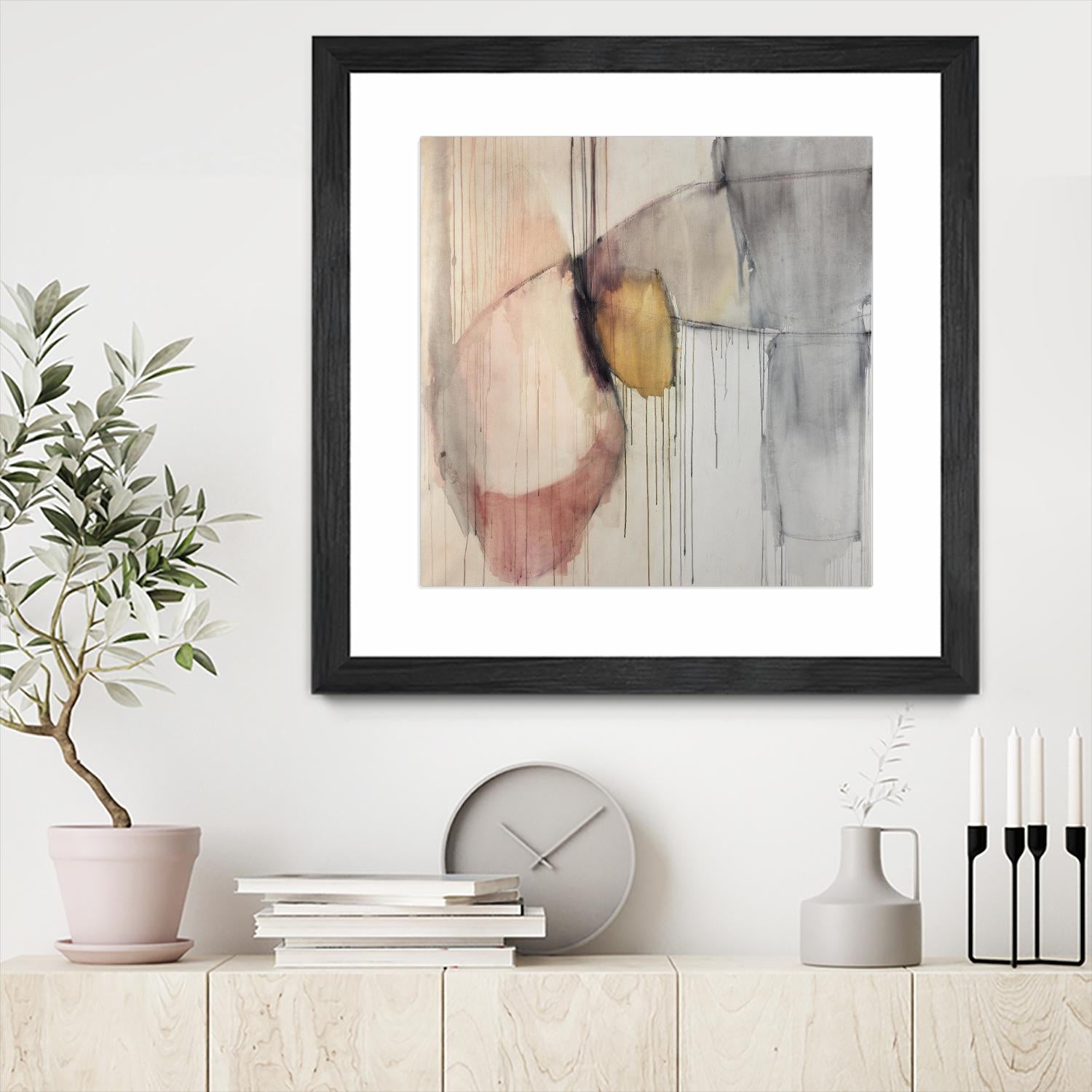 Trapped Silence by Daleno Art on GIANT ART - beige abstract abstrait