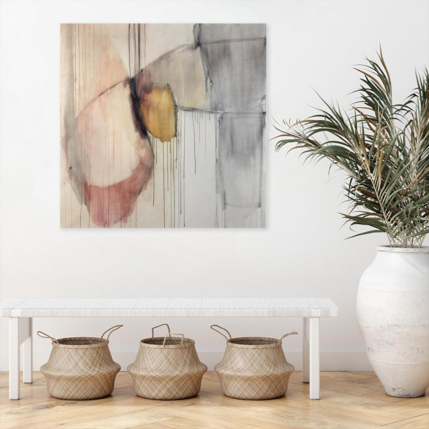 Trapped Silence by Daleno Art on GIANT ART - beige abstract abstrait