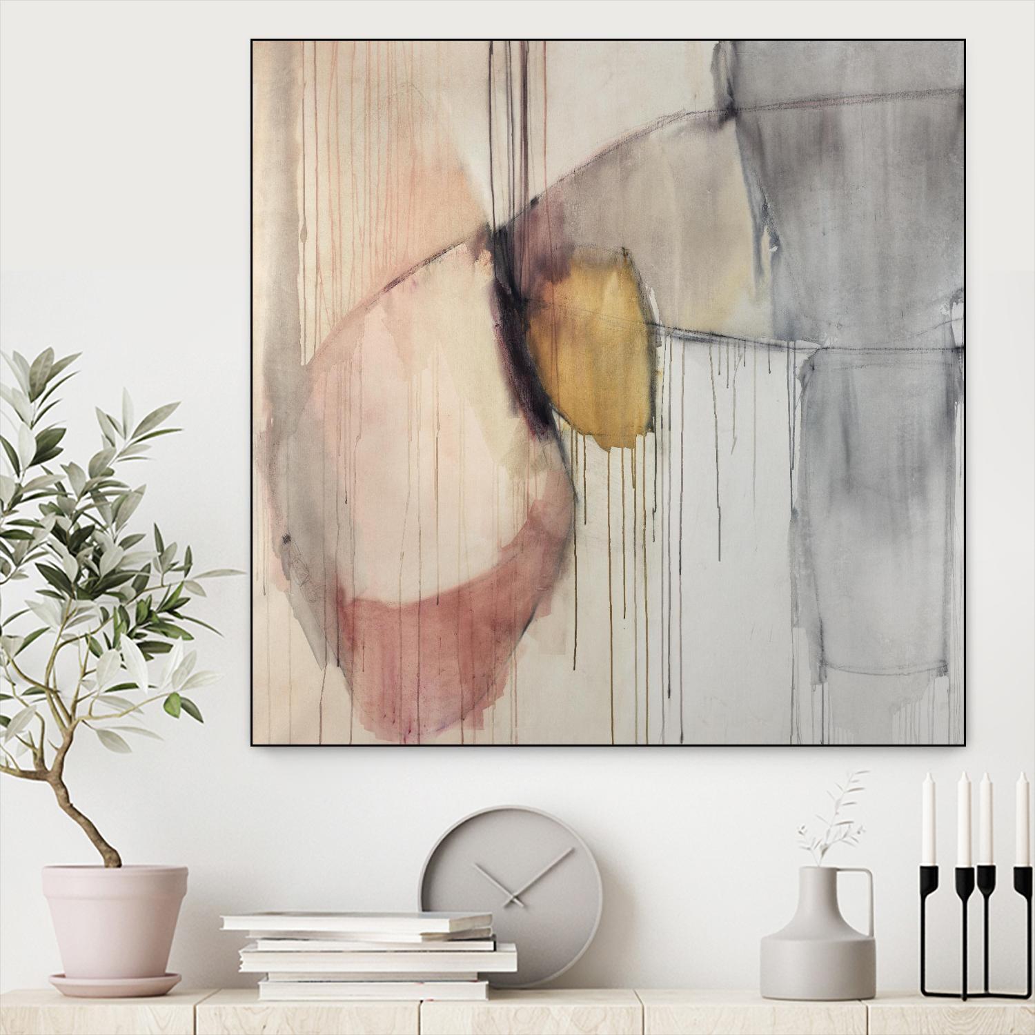Trapped Silence by Daleno Art on GIANT ART - beige abstract abstrait