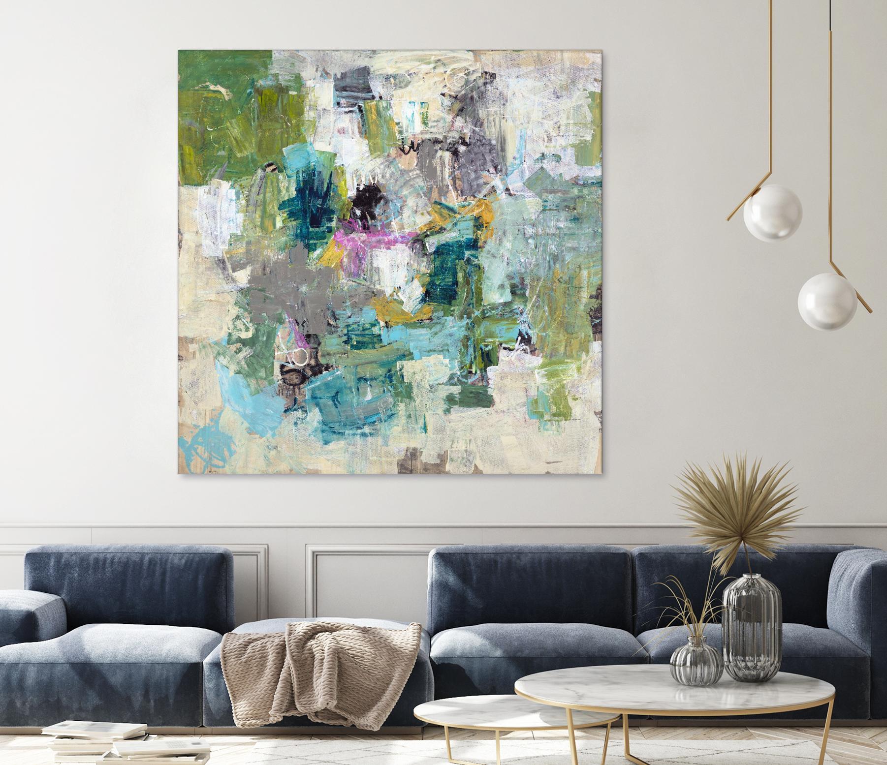 Break the Intrusion by Daleno Art on GIANT ART - beige abstract abstrait