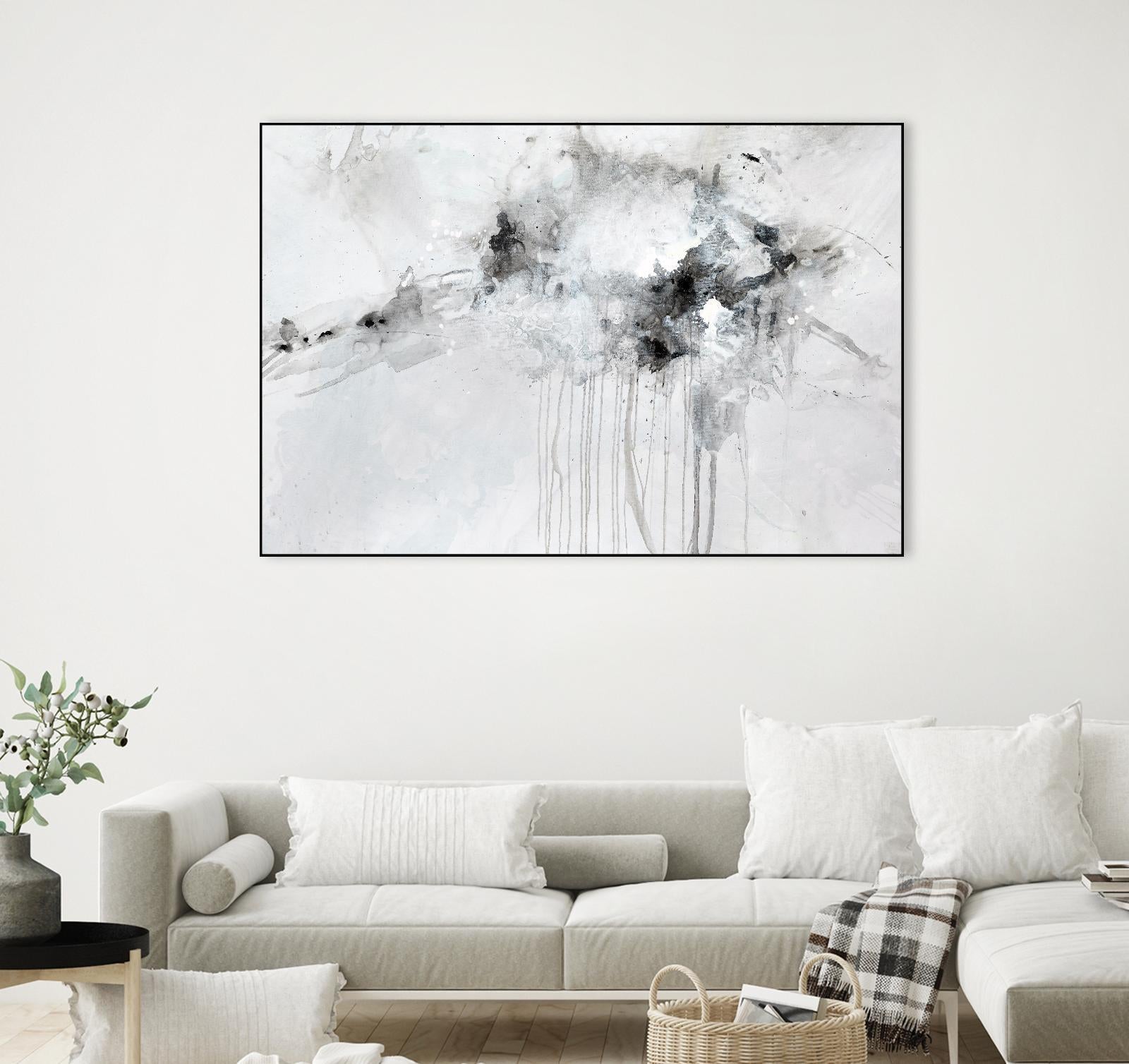 Silent Explosion by Daleno Art on GIANT ART - blue abstract abstrait