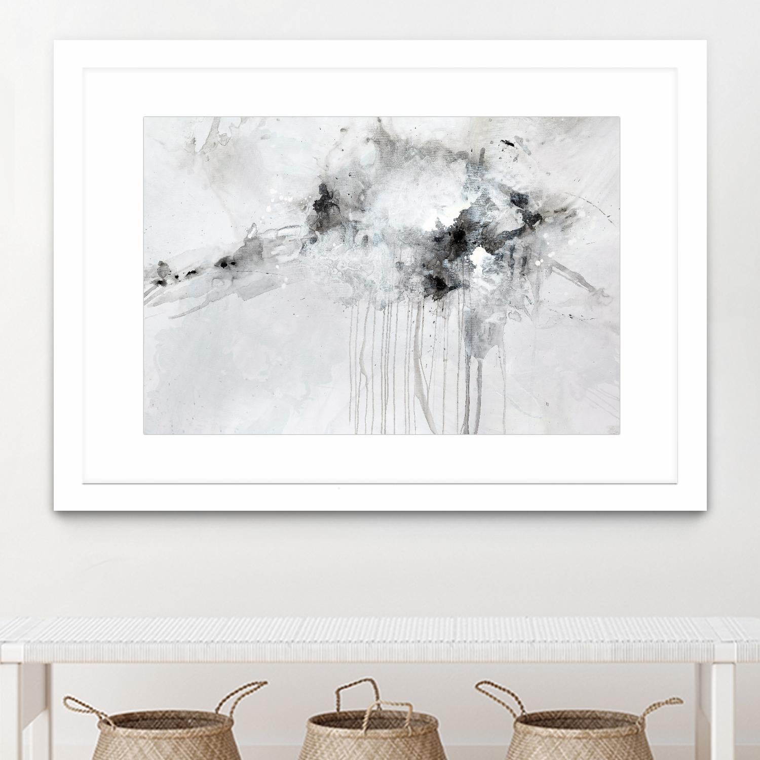 Silent Explosion by Daleno Art on GIANT ART - blue abstract abstrait