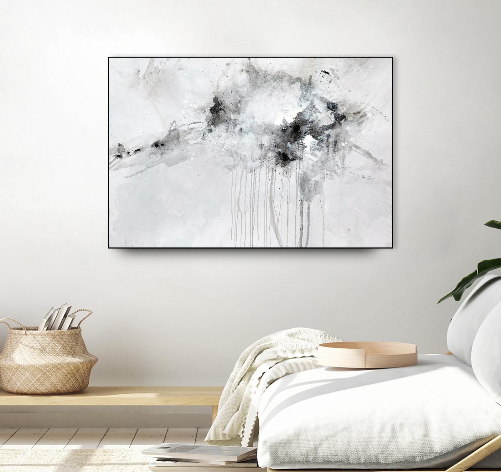 Silent Explosion by Daleno Art on GIANT ART - blue abstract abstrait