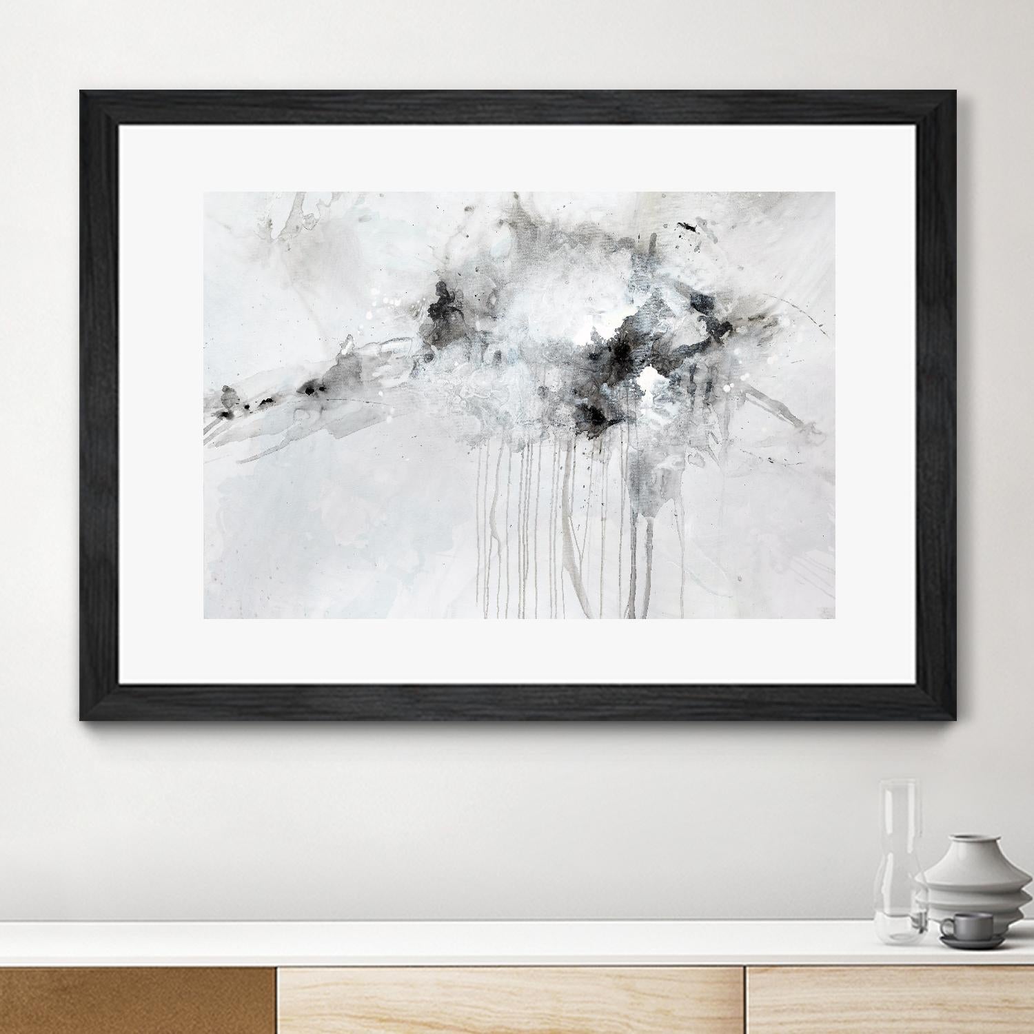 Silent Explosion by Daleno Art on GIANT ART - blue abstract abstrait