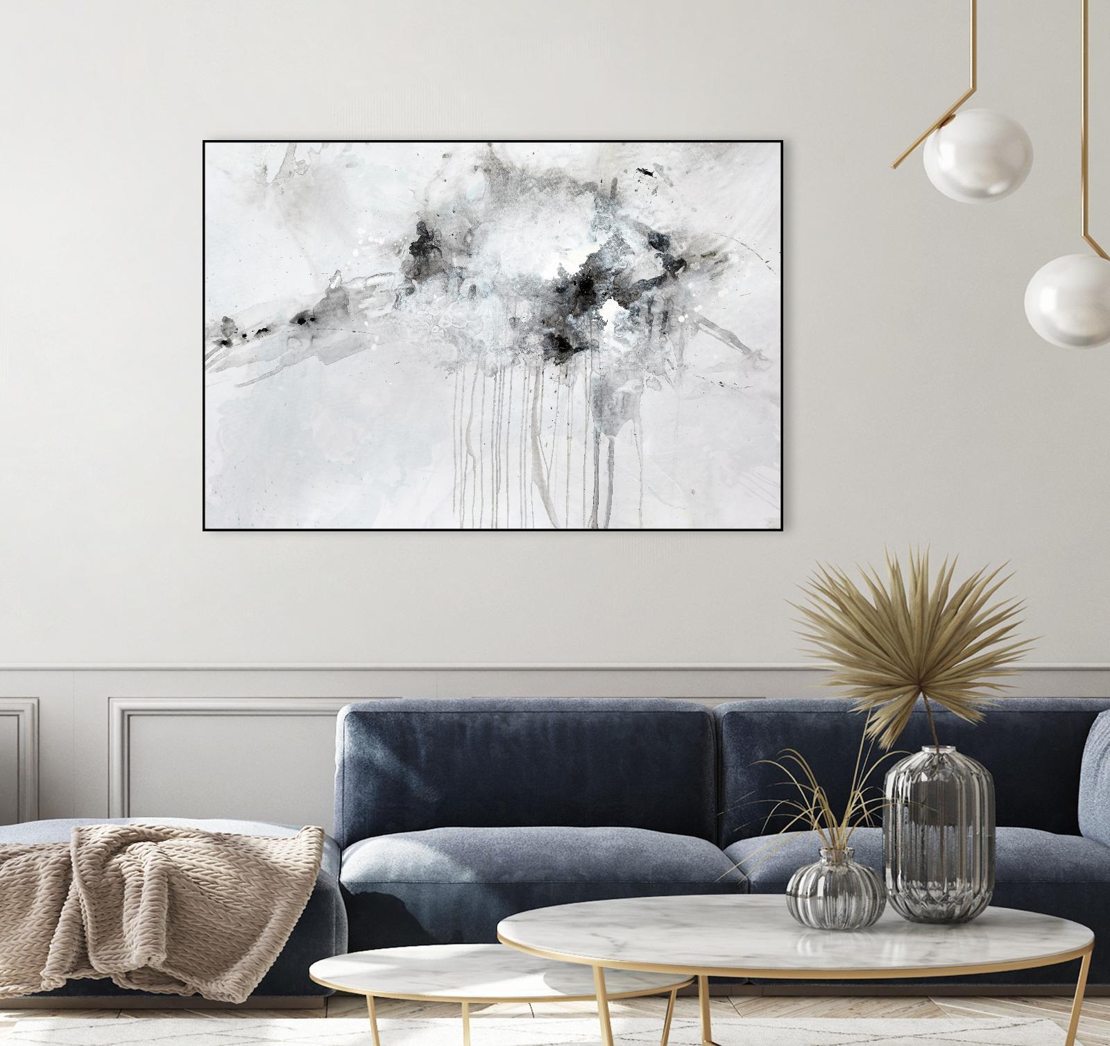 Silent Explosion by Daleno Art on GIANT ART - blue abstract abstrait