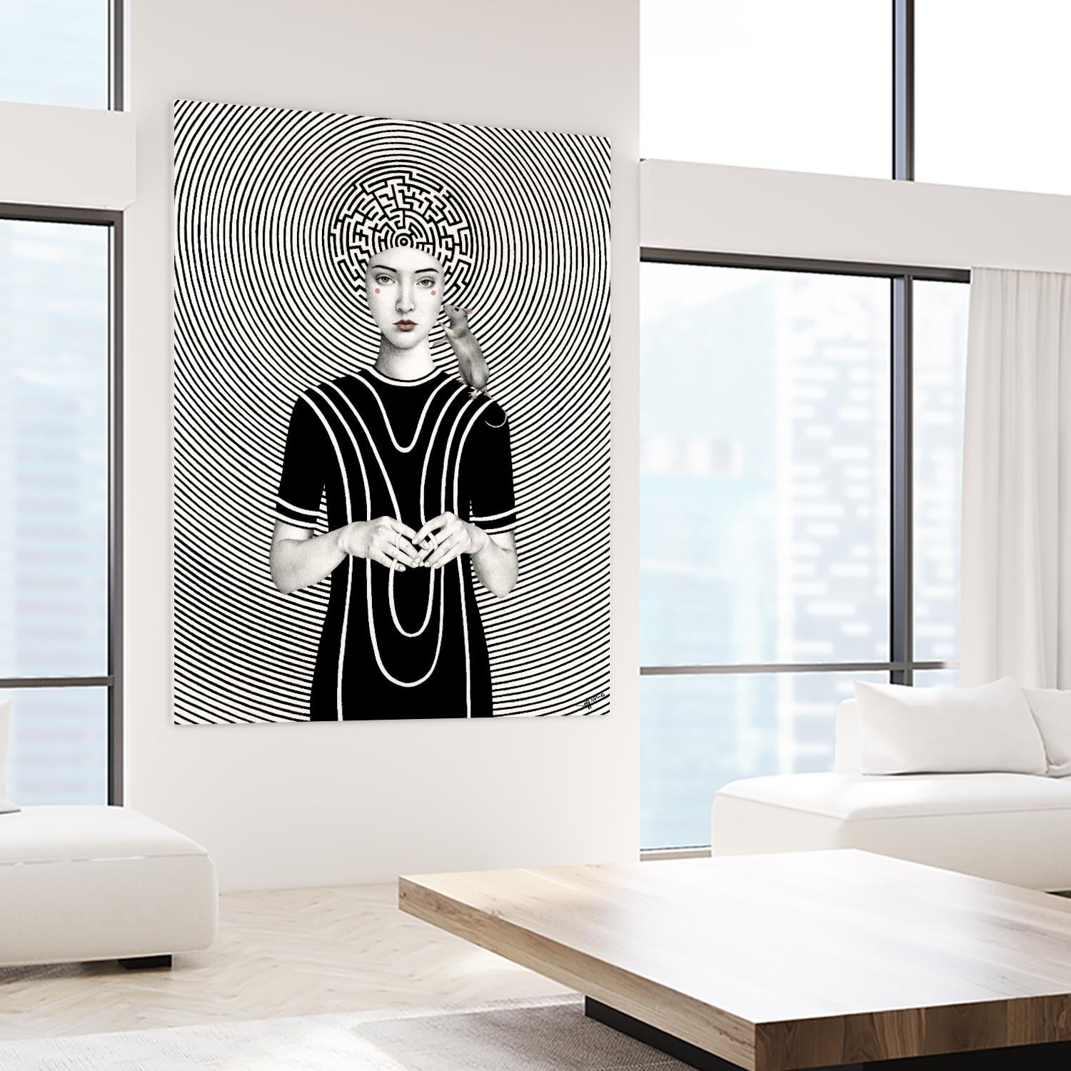 Mara by Sofia Bonati on GIANT ART - white men and women