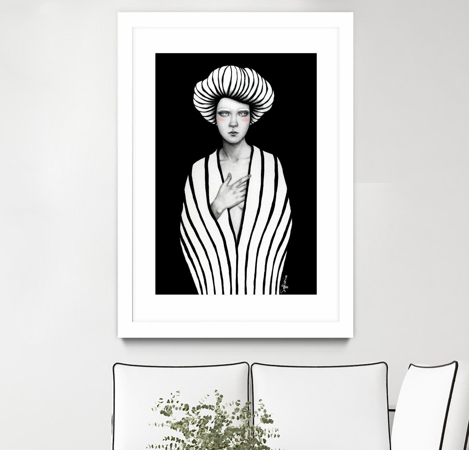 Elaine by Sofia Bonati on GIANT ART - black men and women