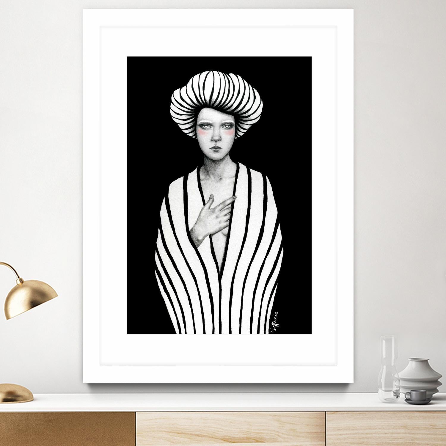 Elaine by Sofia Bonati on GIANT ART - black men and women