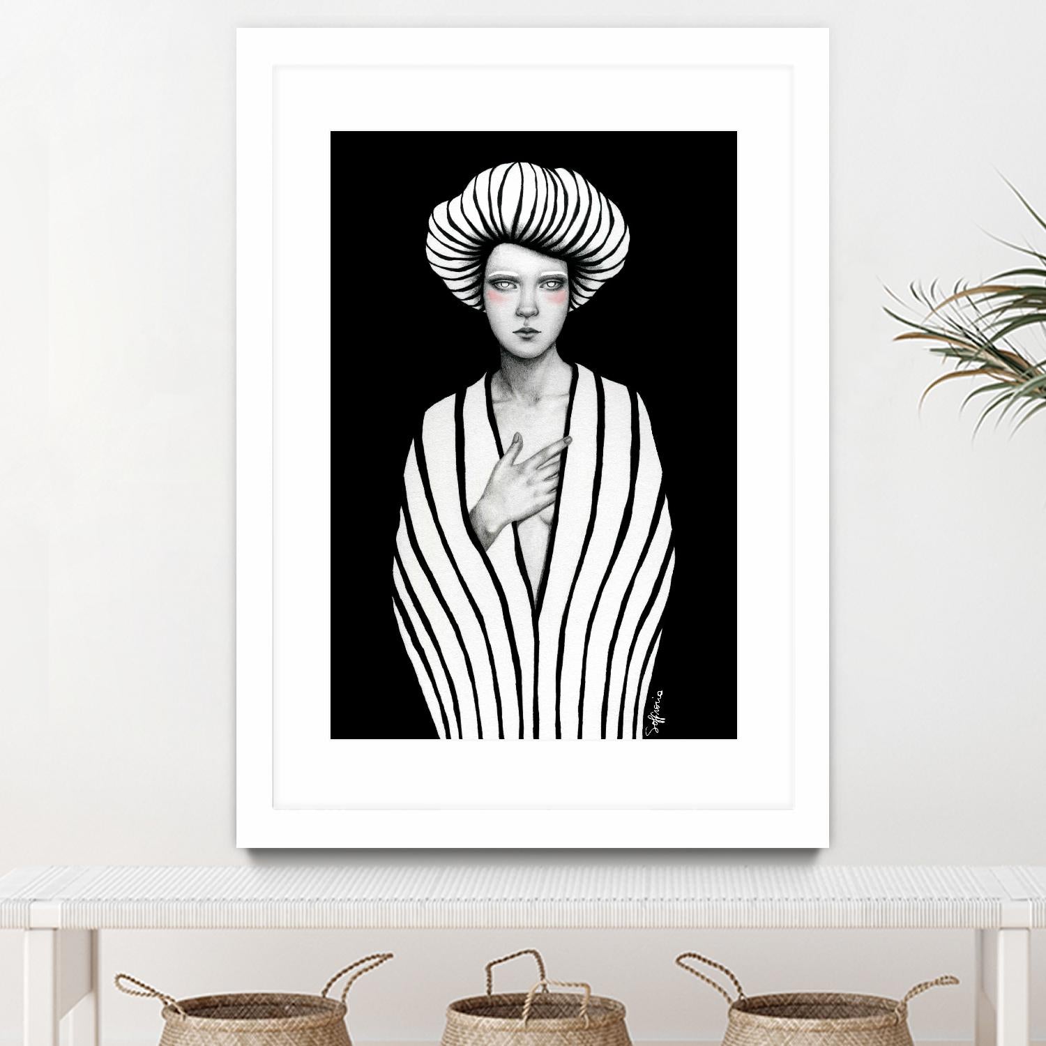 Elaine by Sofia Bonati on GIANT ART - black men and women