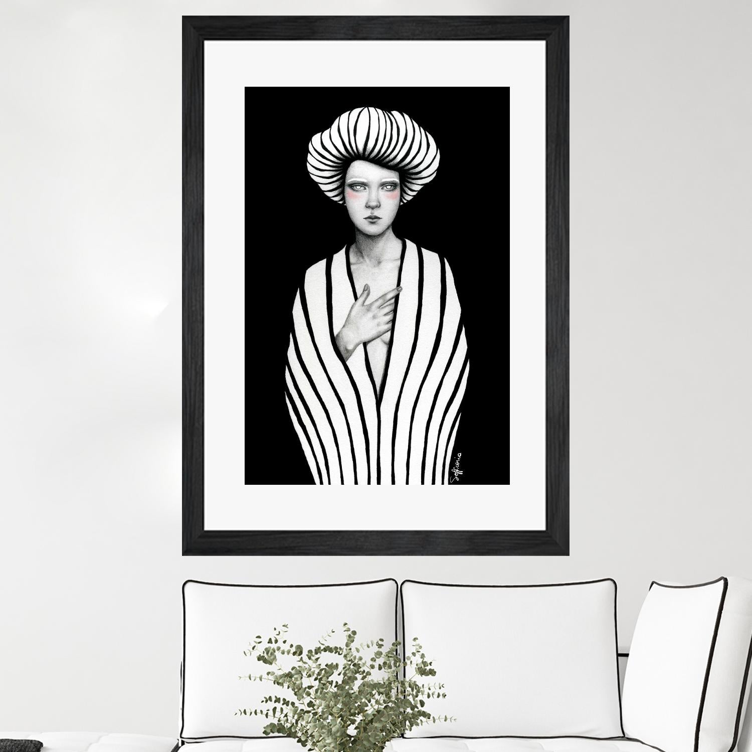 Elaine by Sofia Bonati on GIANT ART - black men and women