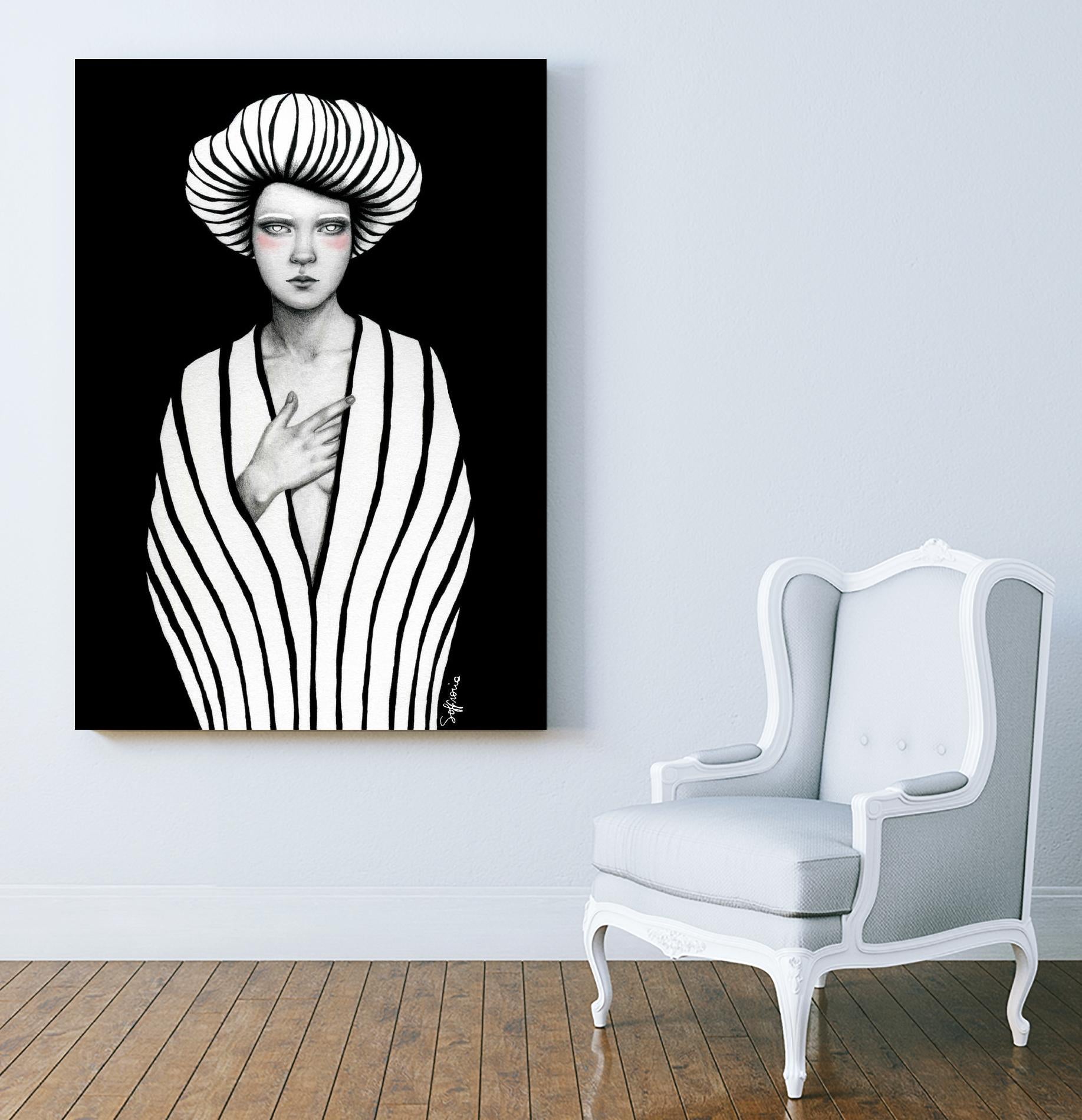 Elaine by Sofia Bonati on GIANT ART - black men and women