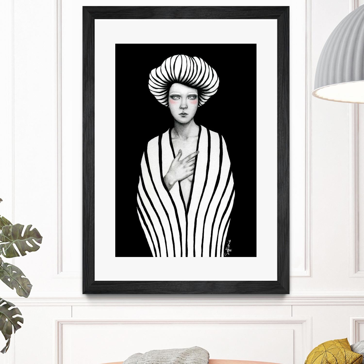 Elaine by Sofia Bonati on GIANT ART - black men and women