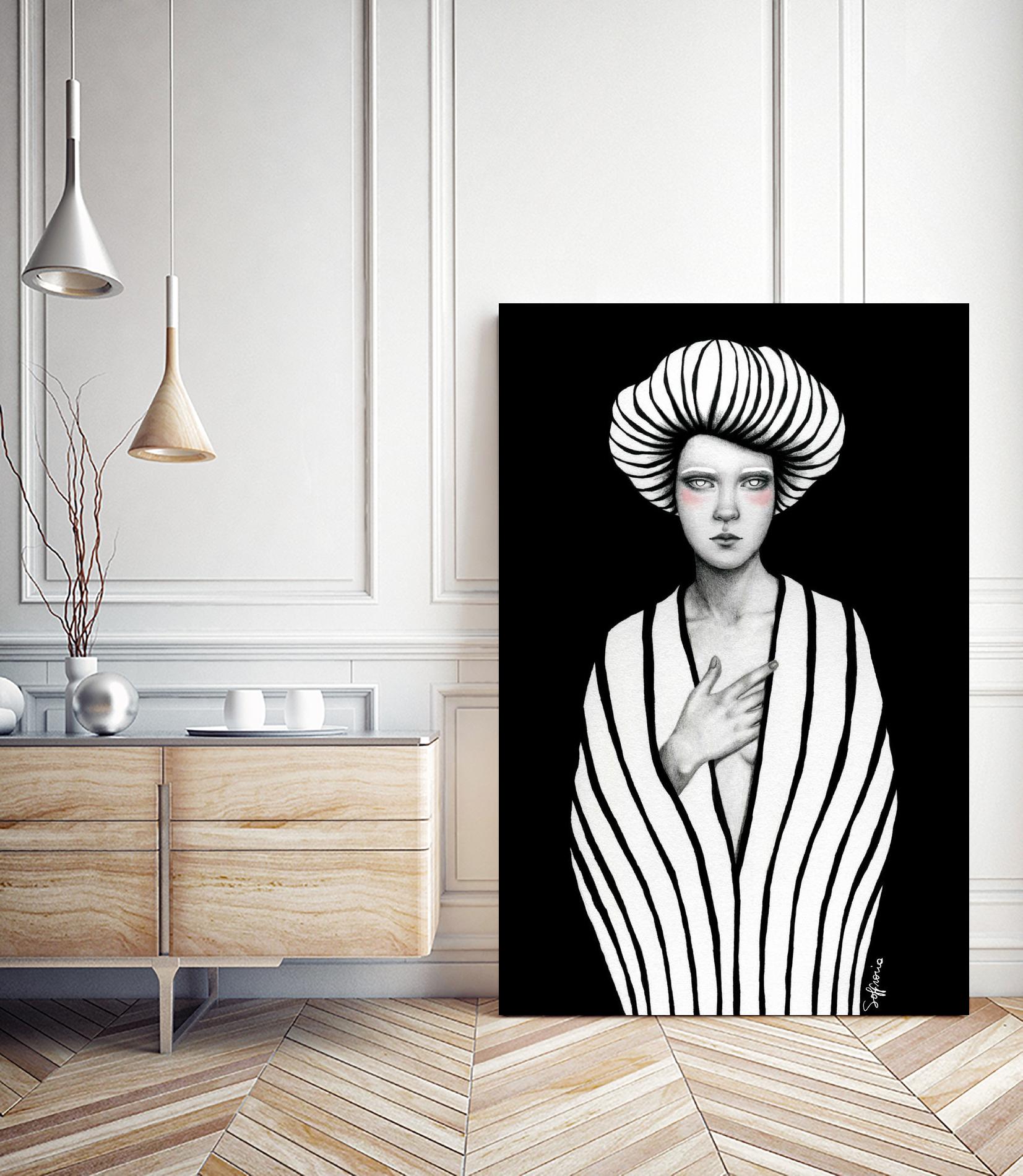 Elaine by Sofia Bonati on GIANT ART - black men and women