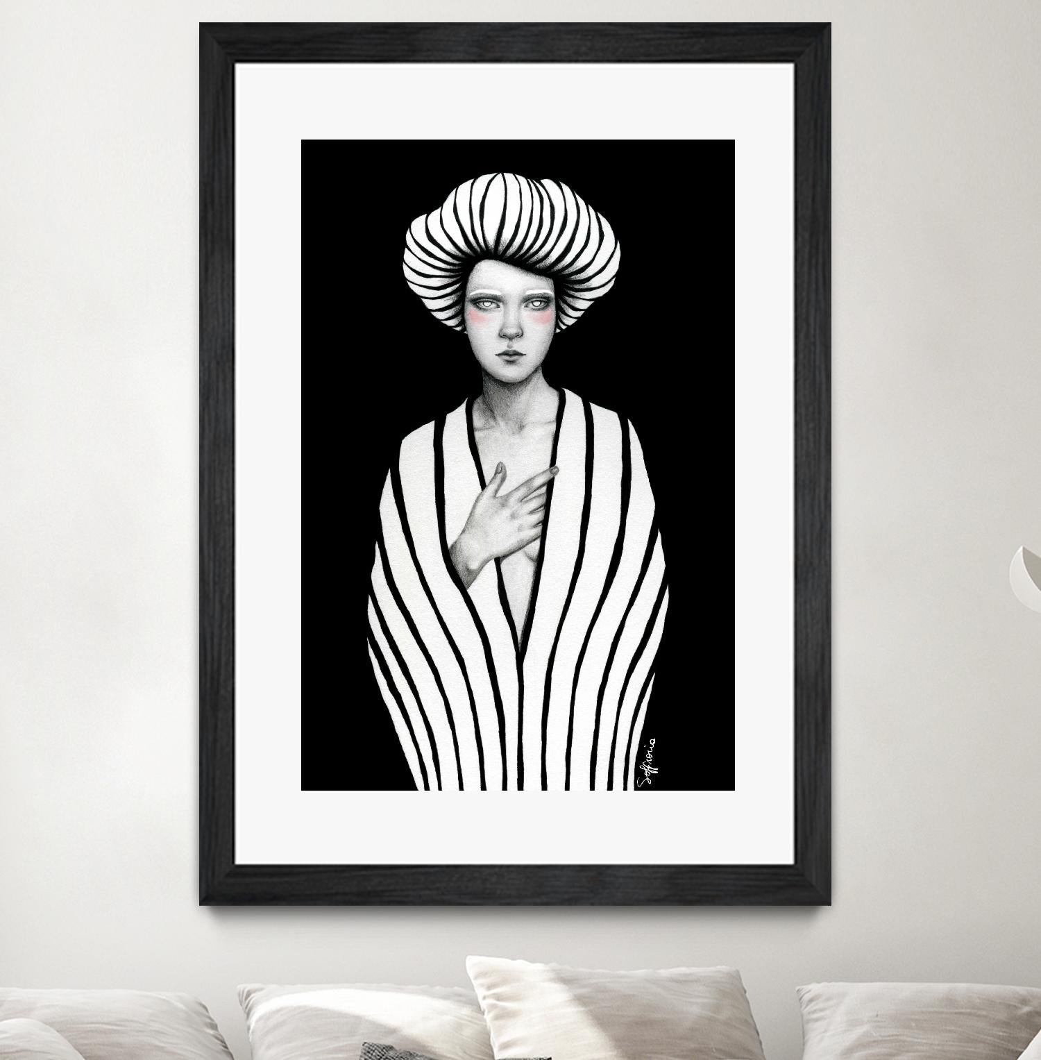 Elaine by Sofia Bonati on GIANT ART - black men and women