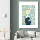 Helena by Sofia Bonati on GIANT ART - yellow men and women