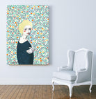 Helena by Sofia Bonati on GIANT ART - yellow men and women