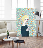 Helena by Sofia Bonati on GIANT ART - yellow men and women