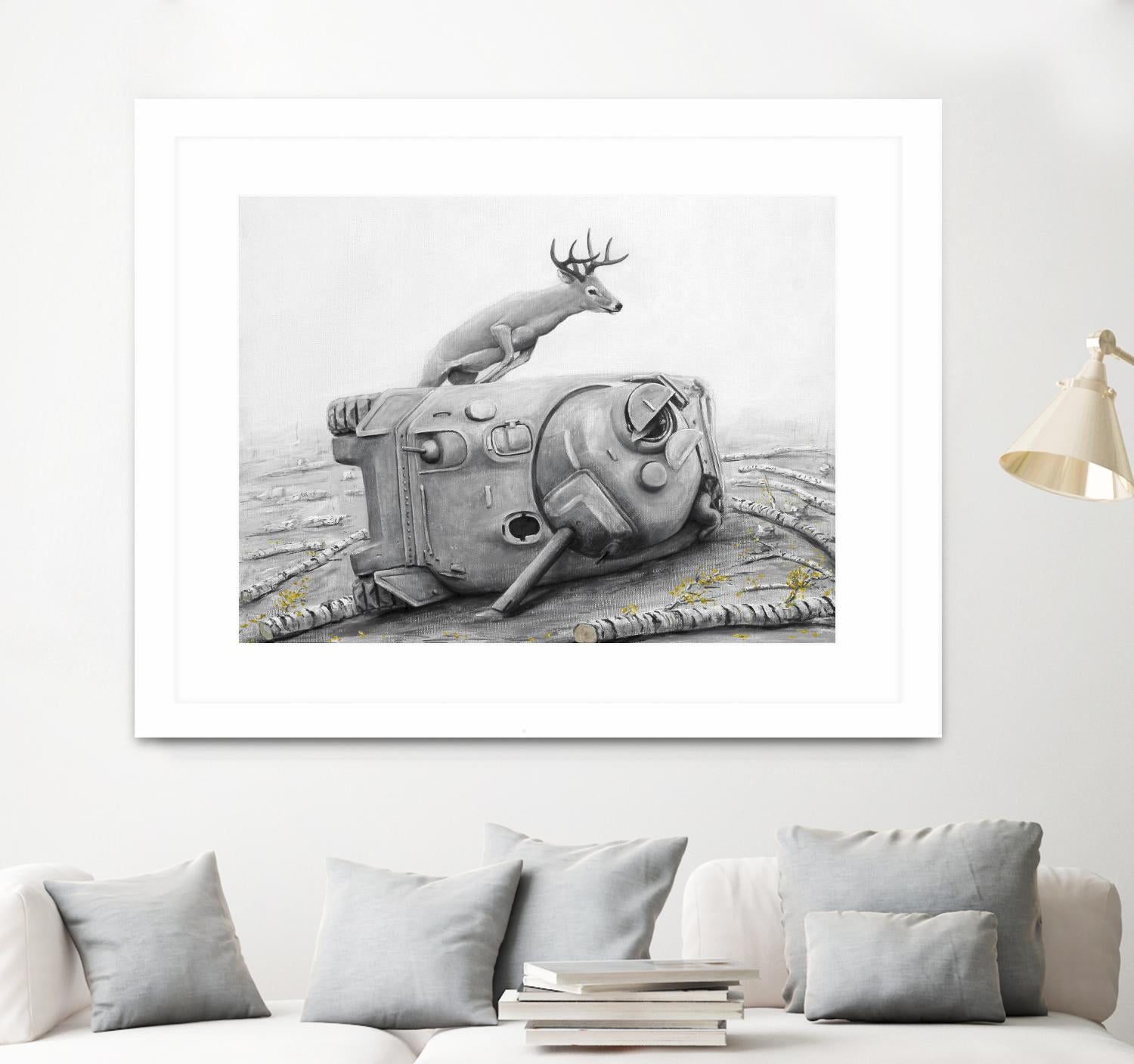 Artaud Deer by Ruben Carrasco on GIANT ART - black animals