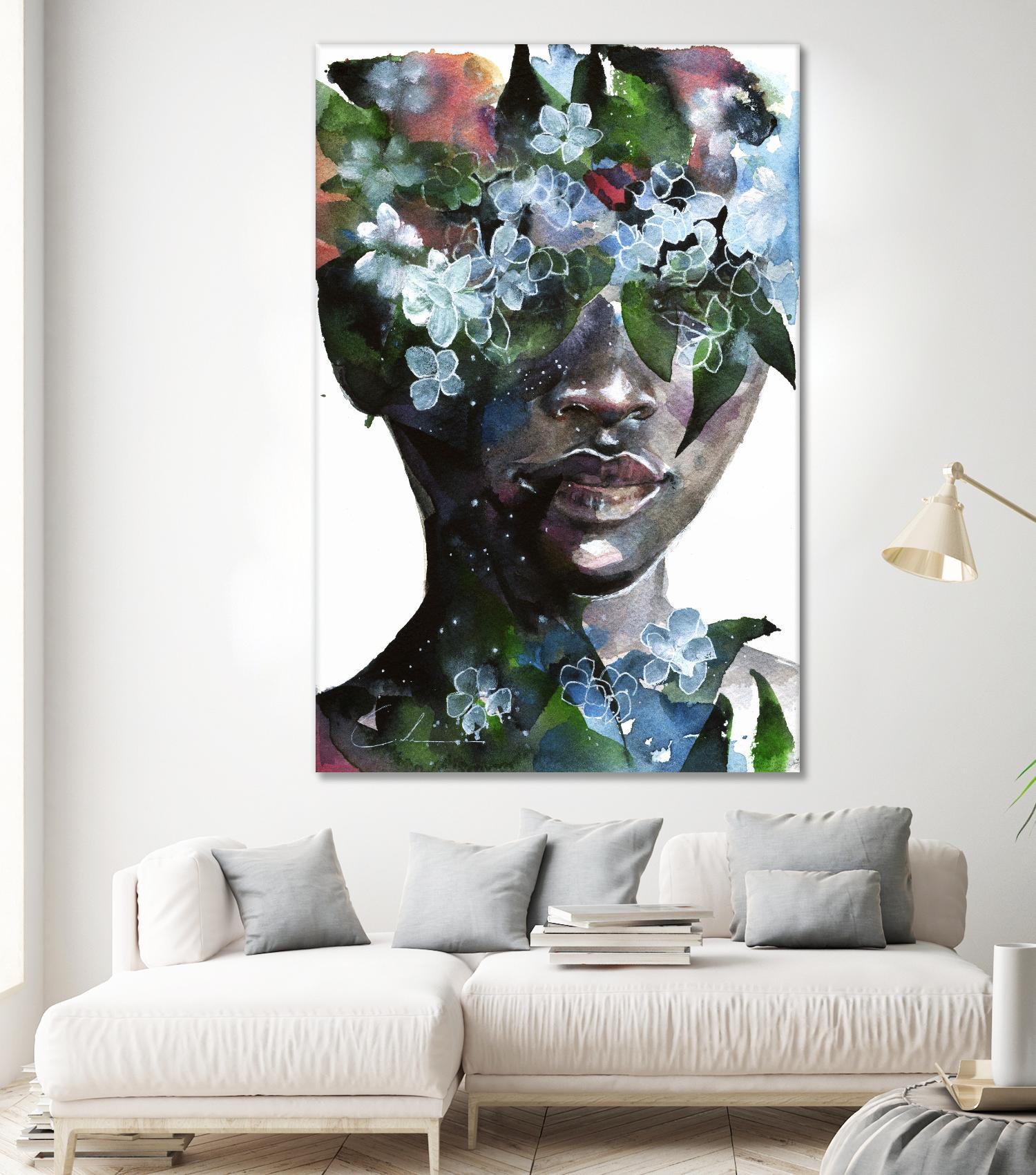 Garden II by Agnes Cecile on GIANT ART - green abstract