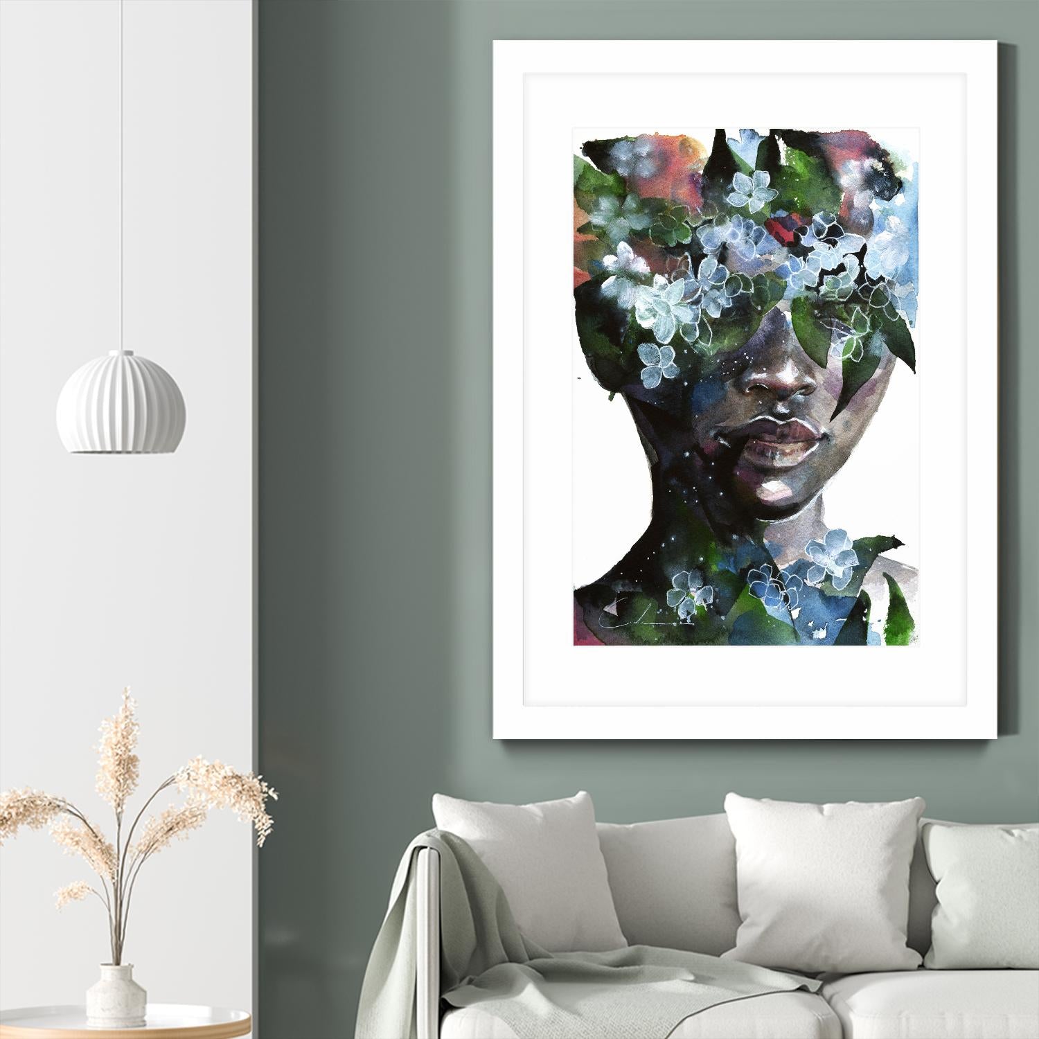 Garden II by Agnes Cecile on GIANT ART - green abstract
