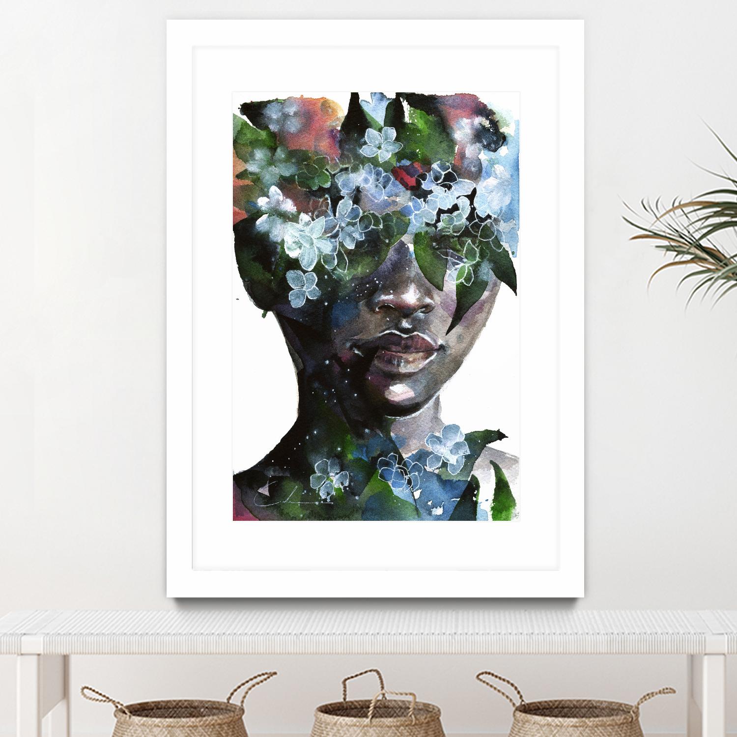 Garden II by Agnes Cecile on GIANT ART - green abstract